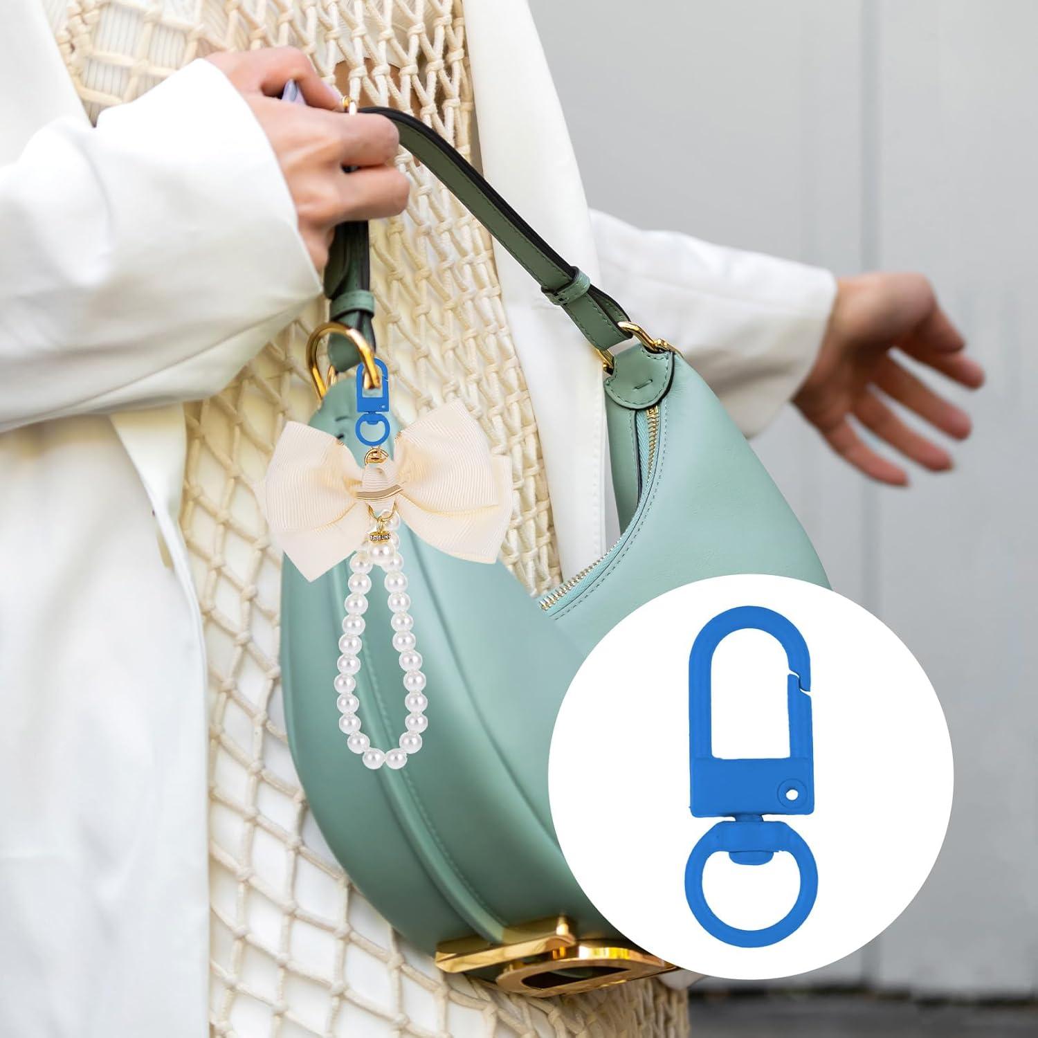 30 Ganchos Giratorios Coloridos Tweruna para Llaveros DIY