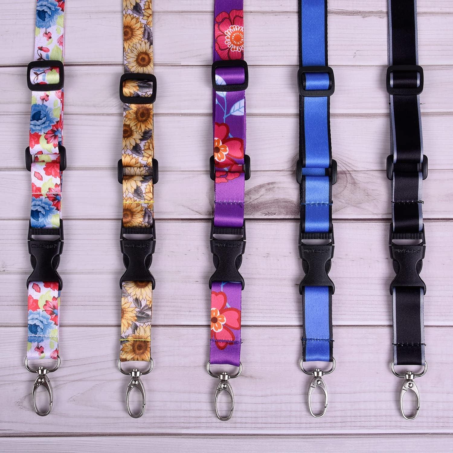 Cinta de Cuello Ajustable Wisdompro Azul/Negro 1.9 cm x 58.4 cm