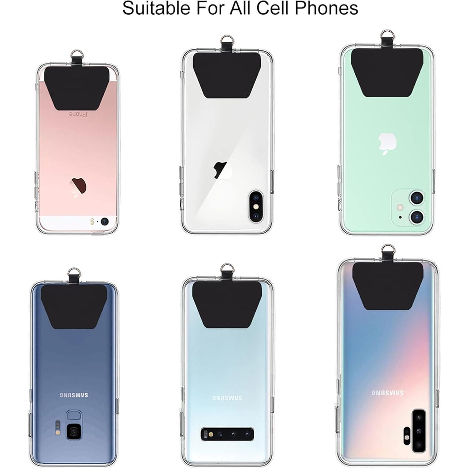 Lanyard para Teléfono SHANSHUI Negro Universal 43 cm