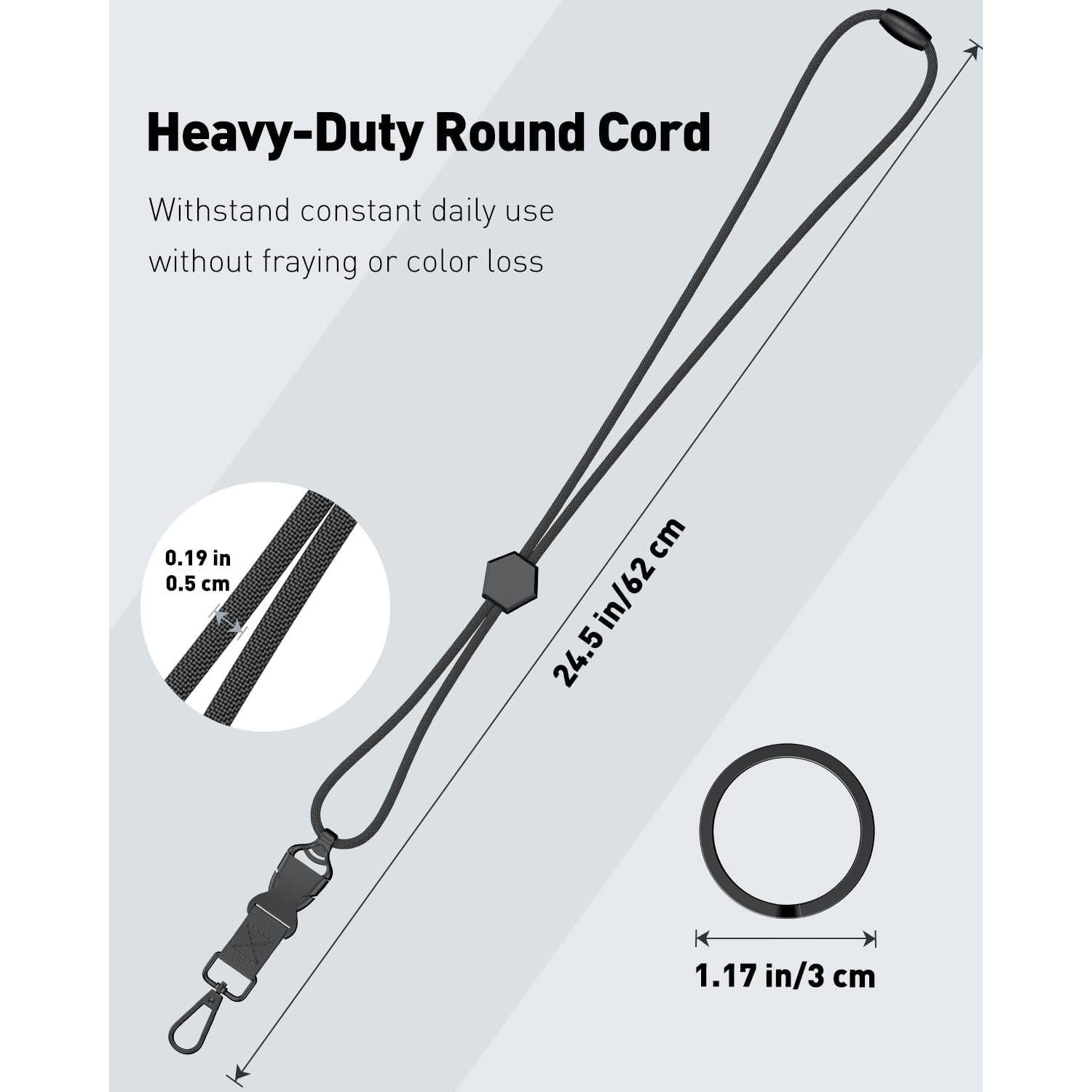 Cordón de Cuello Uniclife Ajustable con Hebilla de Seguridad