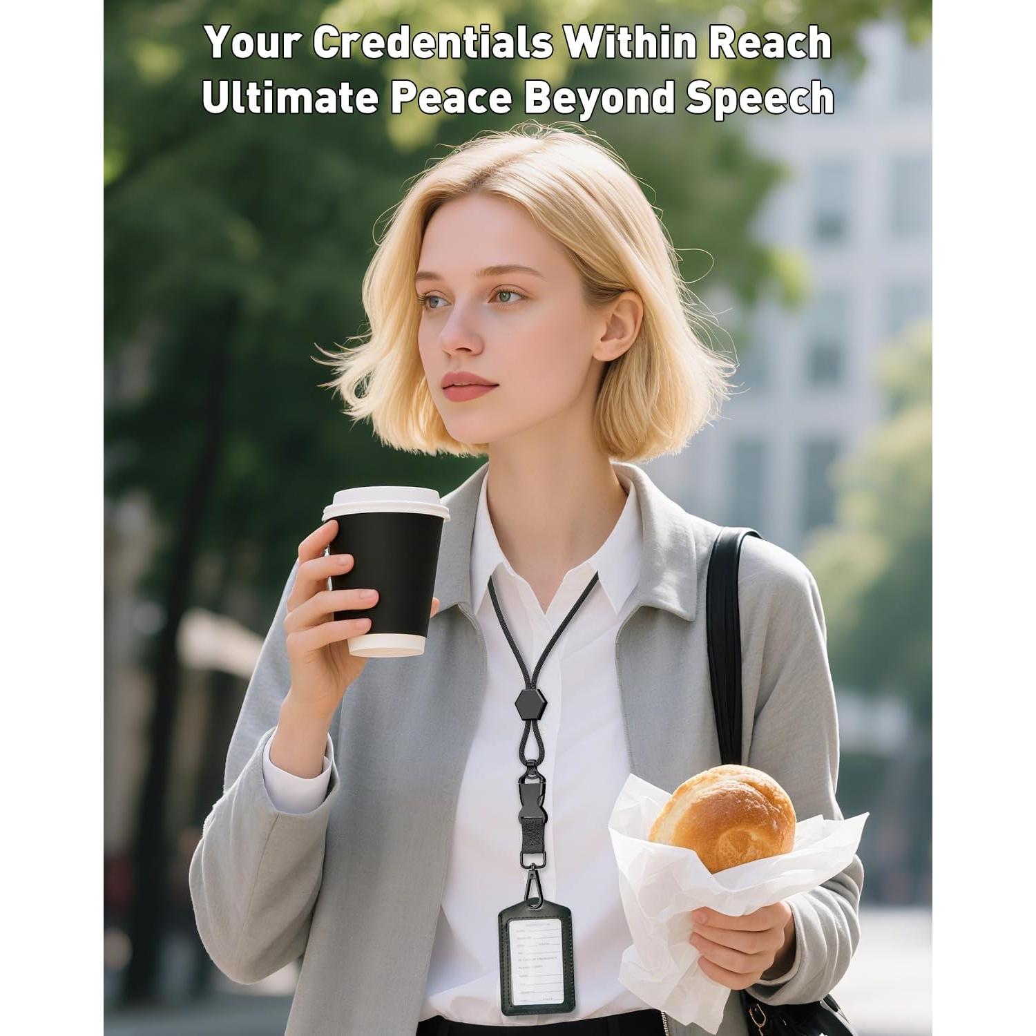 Cordón de Cuello Uniclife Ajustable con Hebilla de Seguridad