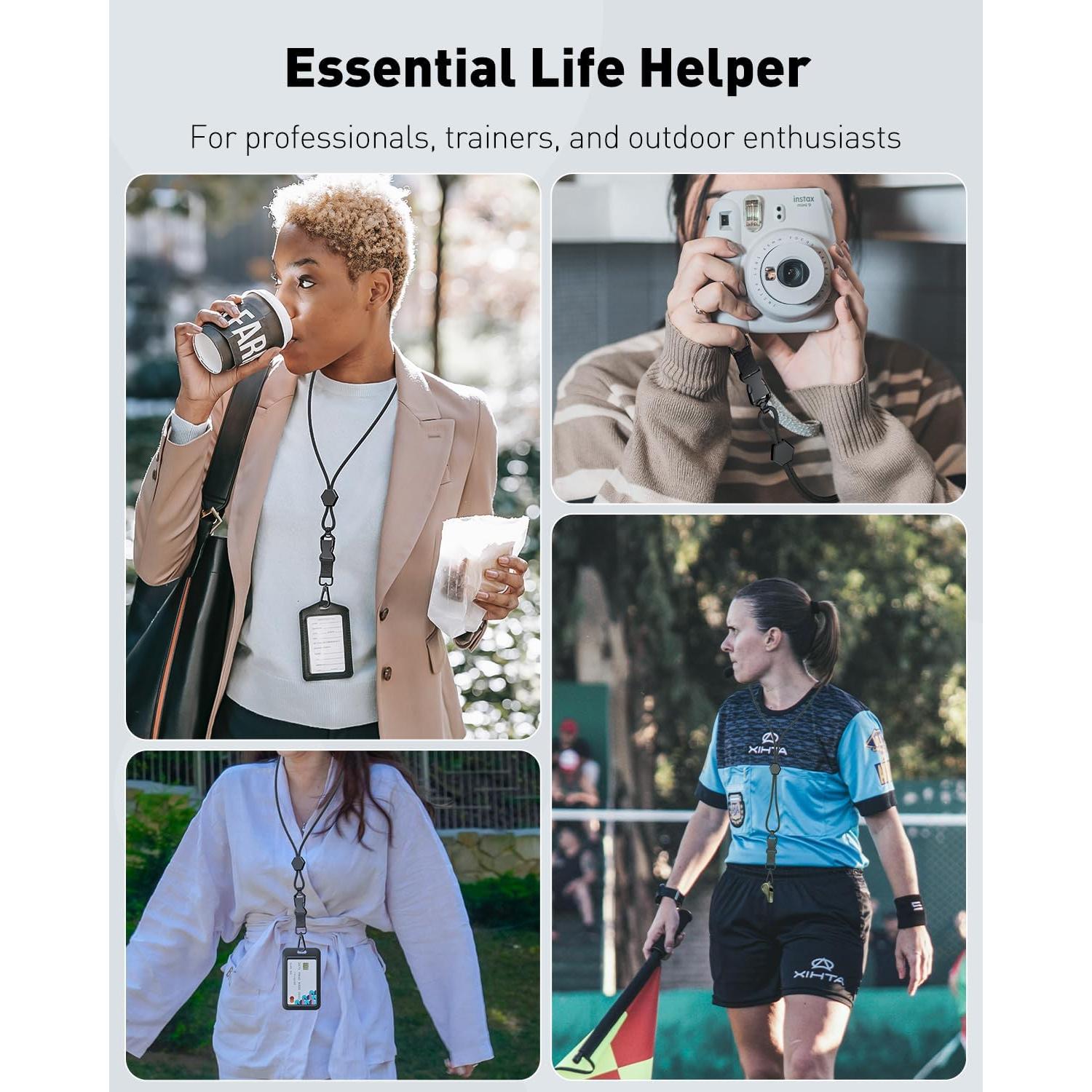 Cordón de Cuello Uniclife Ajustable con Hebilla de Seguridad