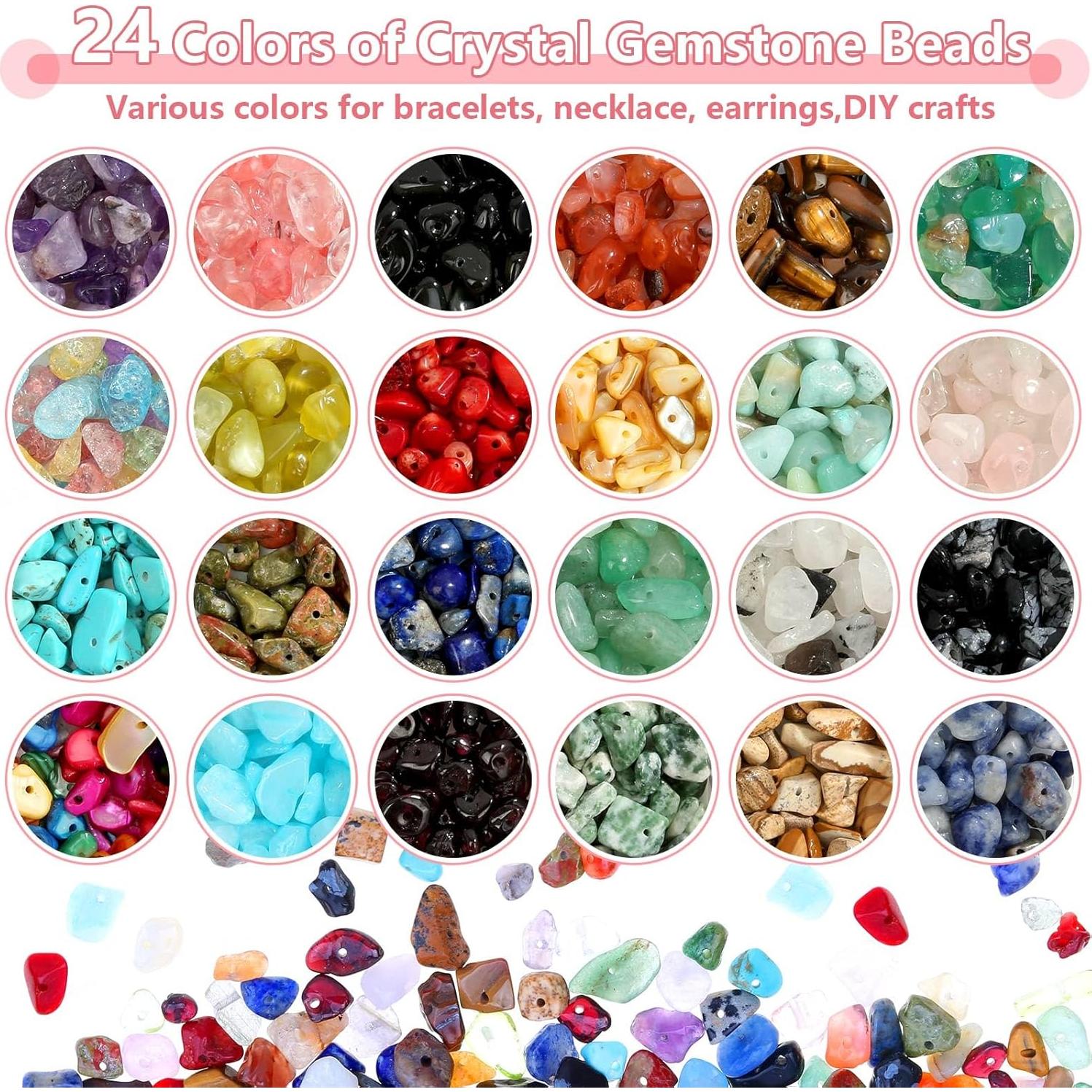 Kit de Joyería Selizo 1669 Piezas con Perlas de Cristal