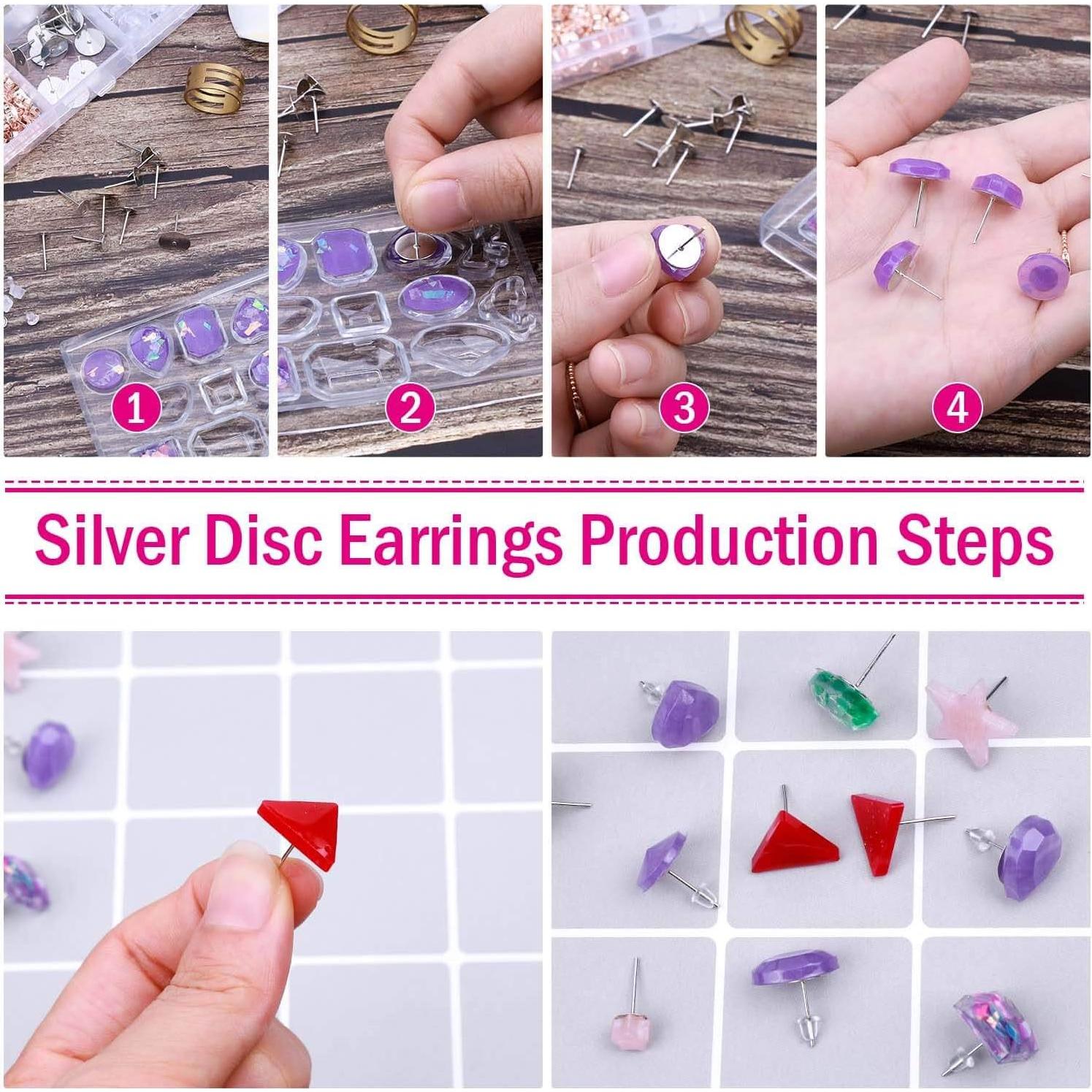 Kit de Fabricación de Pendientes Shynek 2340 Piezas con Herramientas