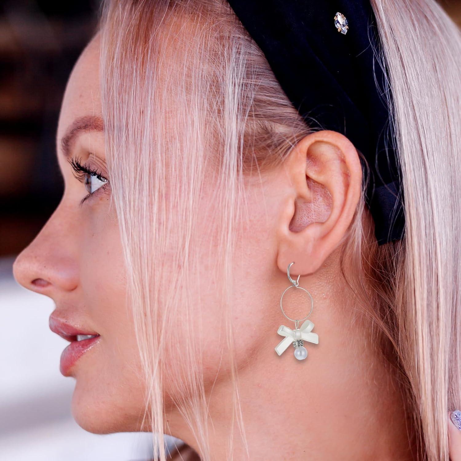 Kit de Fabricación de Pendientes Josojoou 180 Piezas Plata