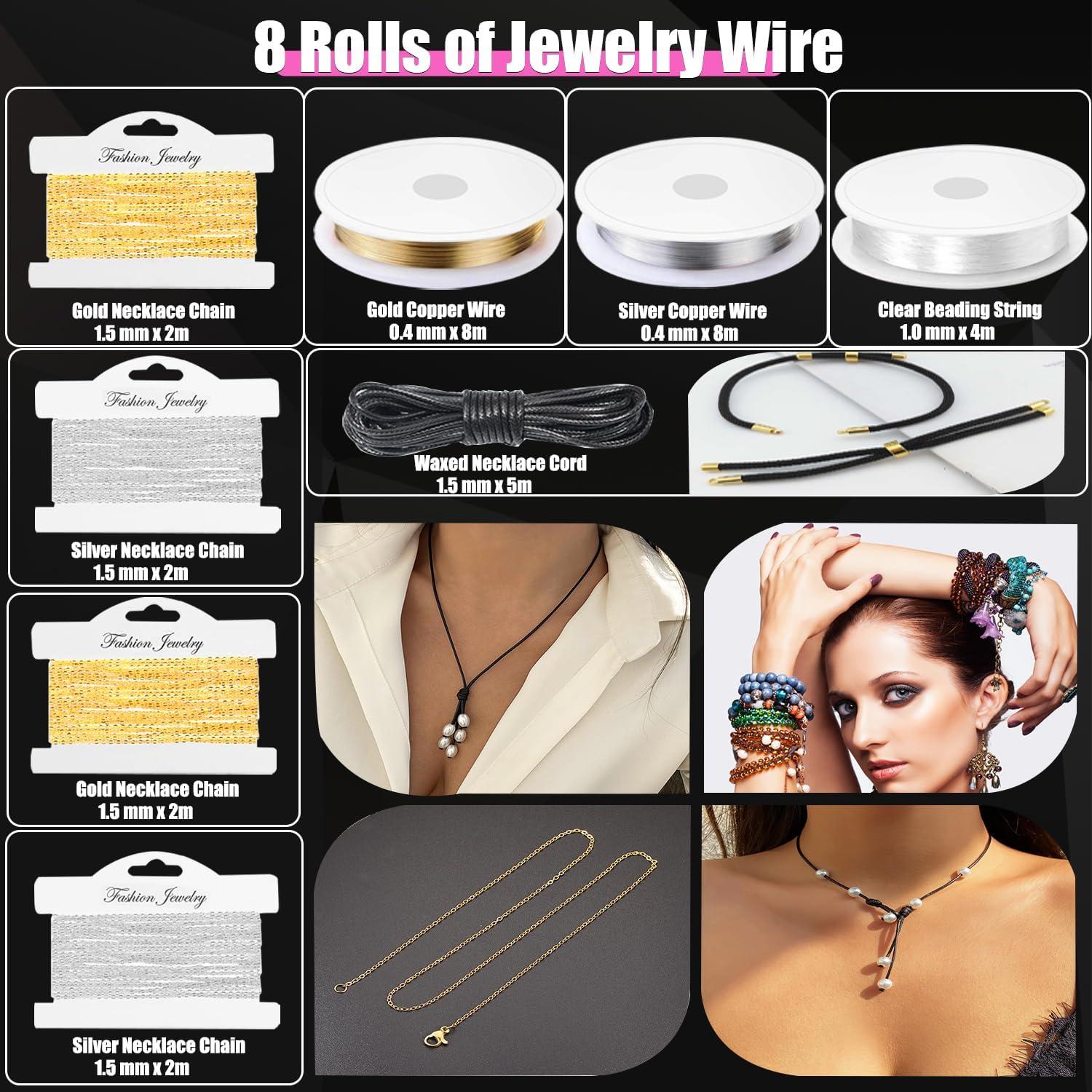 Kit de Fabricación de Joyas MONVICT 1830 Piezas con Herramientas