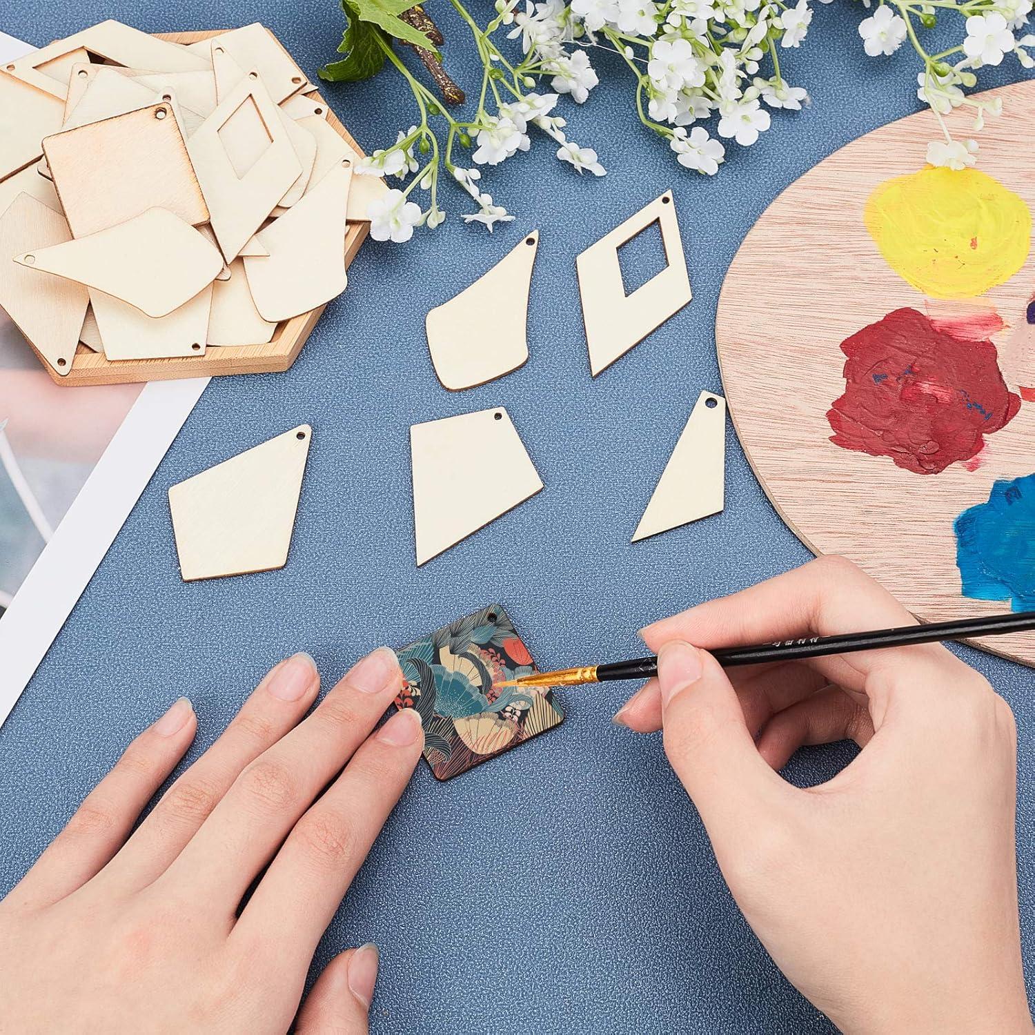 Plantillas de Pendientes de Madera PH PandaHall - 60 Piezas DIY