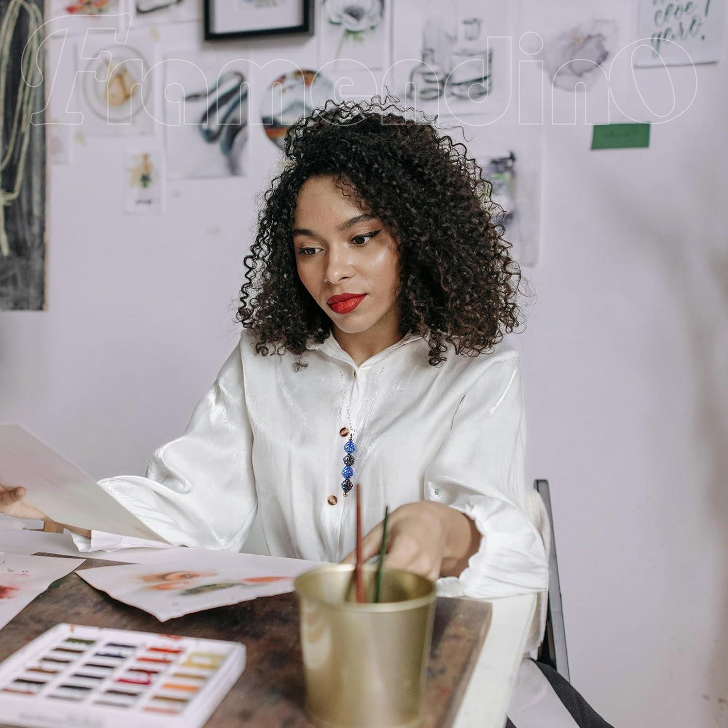 Kit de Joyería Beadable Framendino - 4 Collares y Aretes de Metal