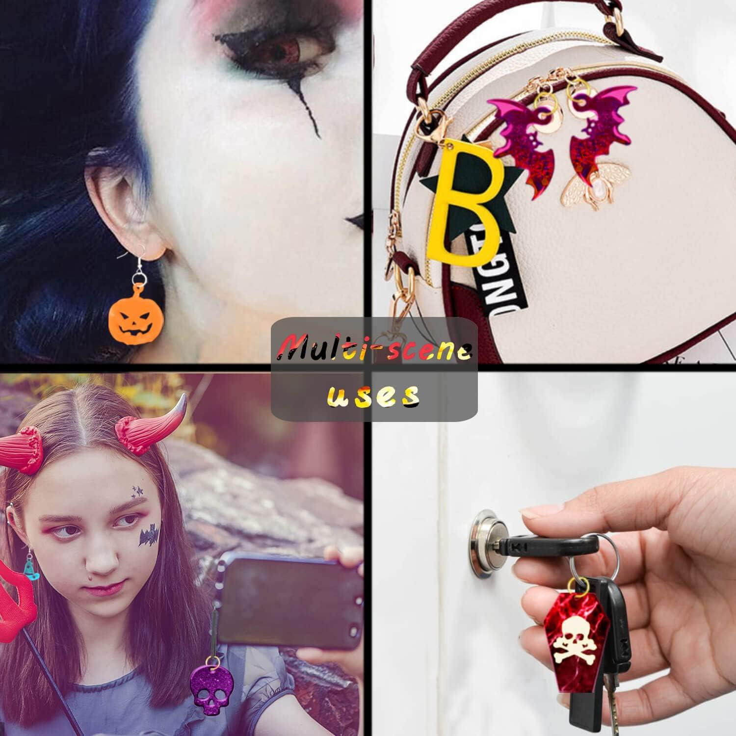 Moldes de Resina Halloween Rifanda 82 Piezas Silicona