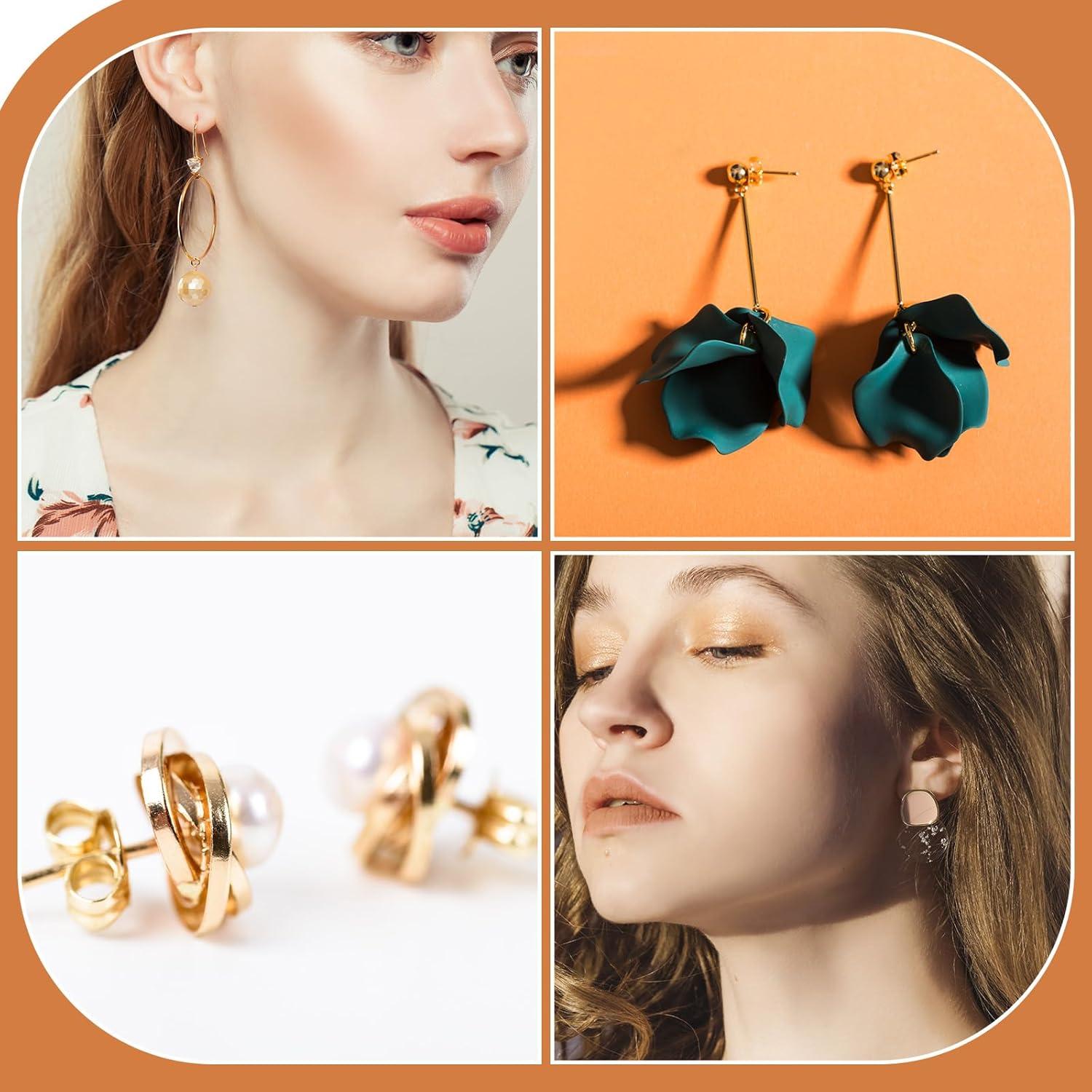 Kit de Ganchos para Pendientes Quelay 1500 Pcs Antisensitivo