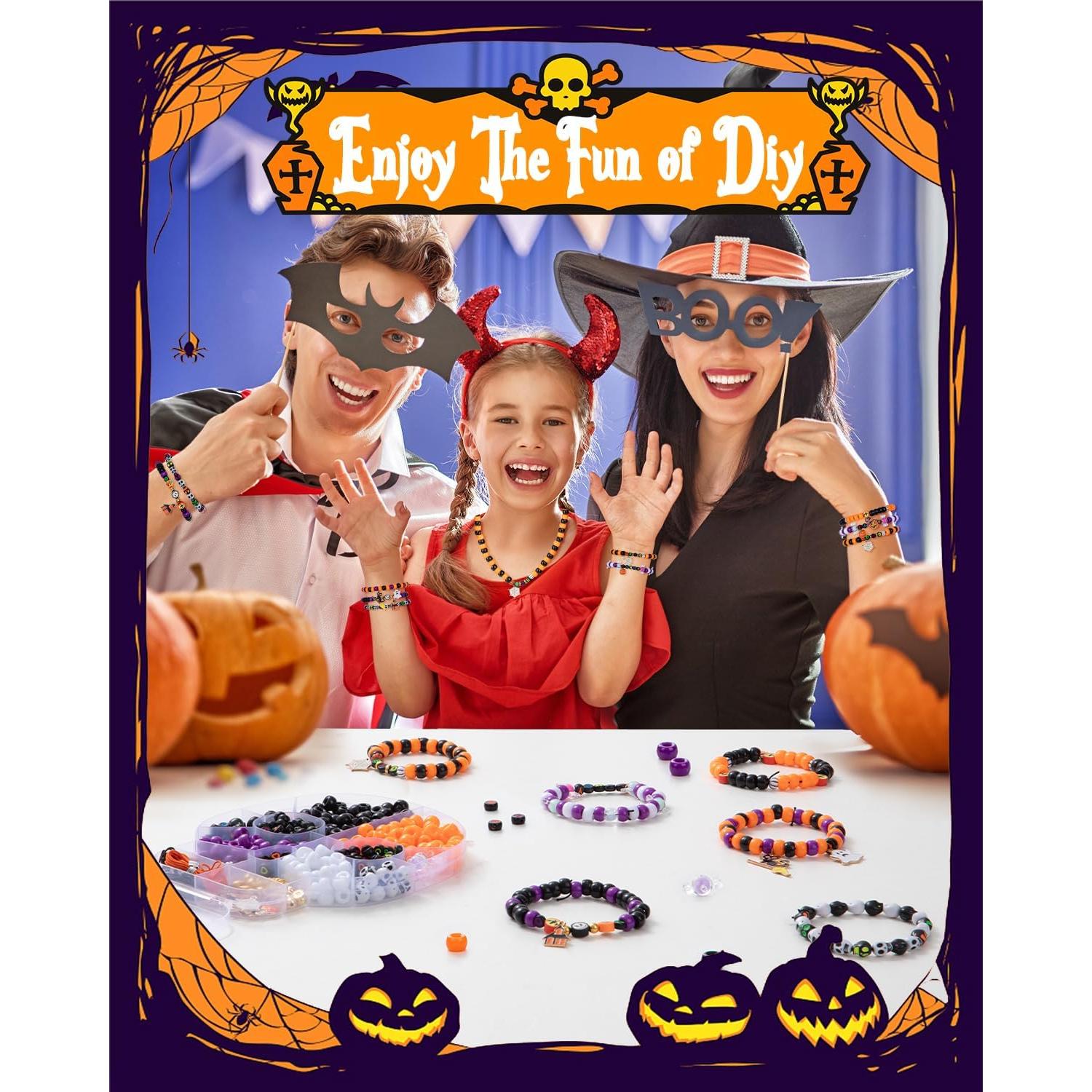 Kit de Joyería Halloween Taybonds - 555 Cuentas y Colgantes