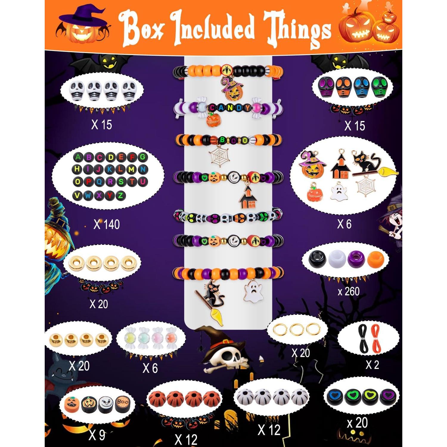 Kit de Joyería Halloween Taybonds - 555 Cuentas y Colgantes