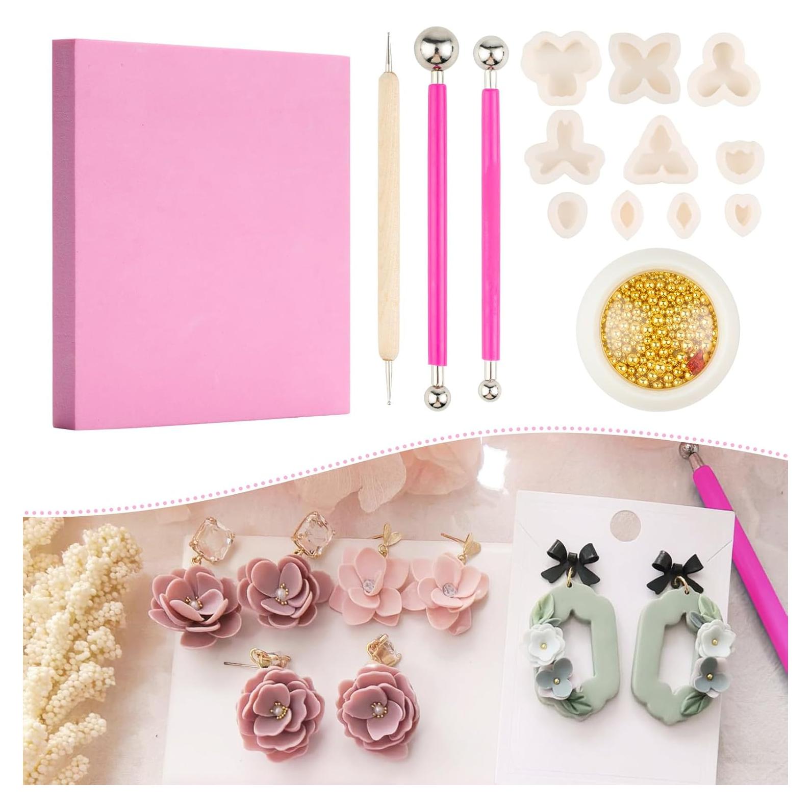 Cortadores de Arcilla Polimérica Biutee 10 Piezas para Pendientes