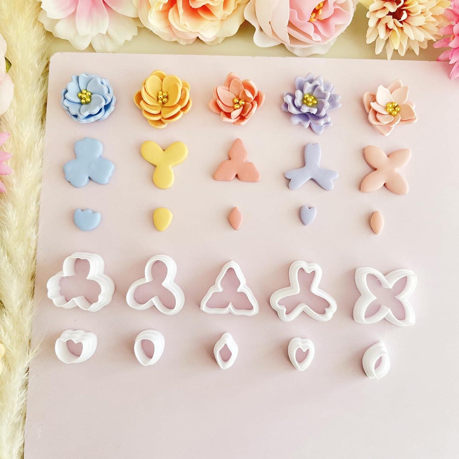 Cortadores de Arcilla Polimérica Biutee 10 Piezas para Pendientes