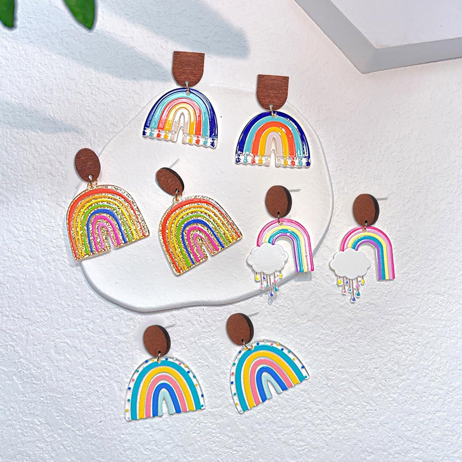 60 Studs de Pendientes de Madera Oubaka con 100 Respaldos DIY