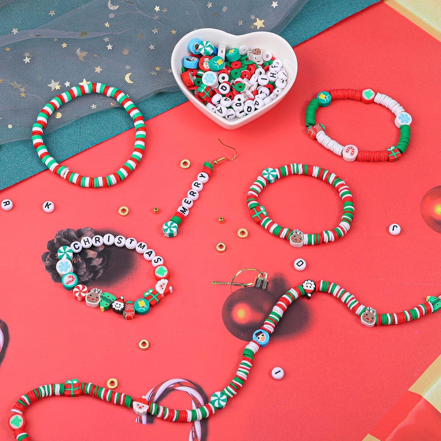 Kit de Cuentas de Arcilla Navideña JMUQ 5200pcs 6mm