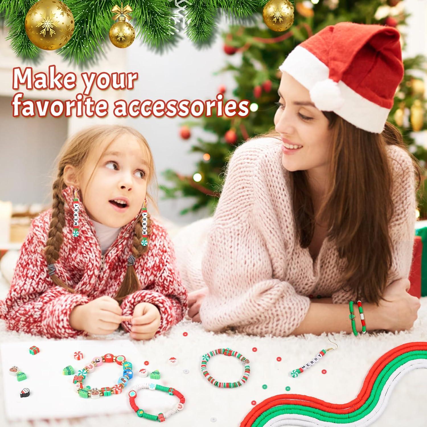 Kit de Cuentas de Arcilla Navideña JMUQ 5200pcs 6mm