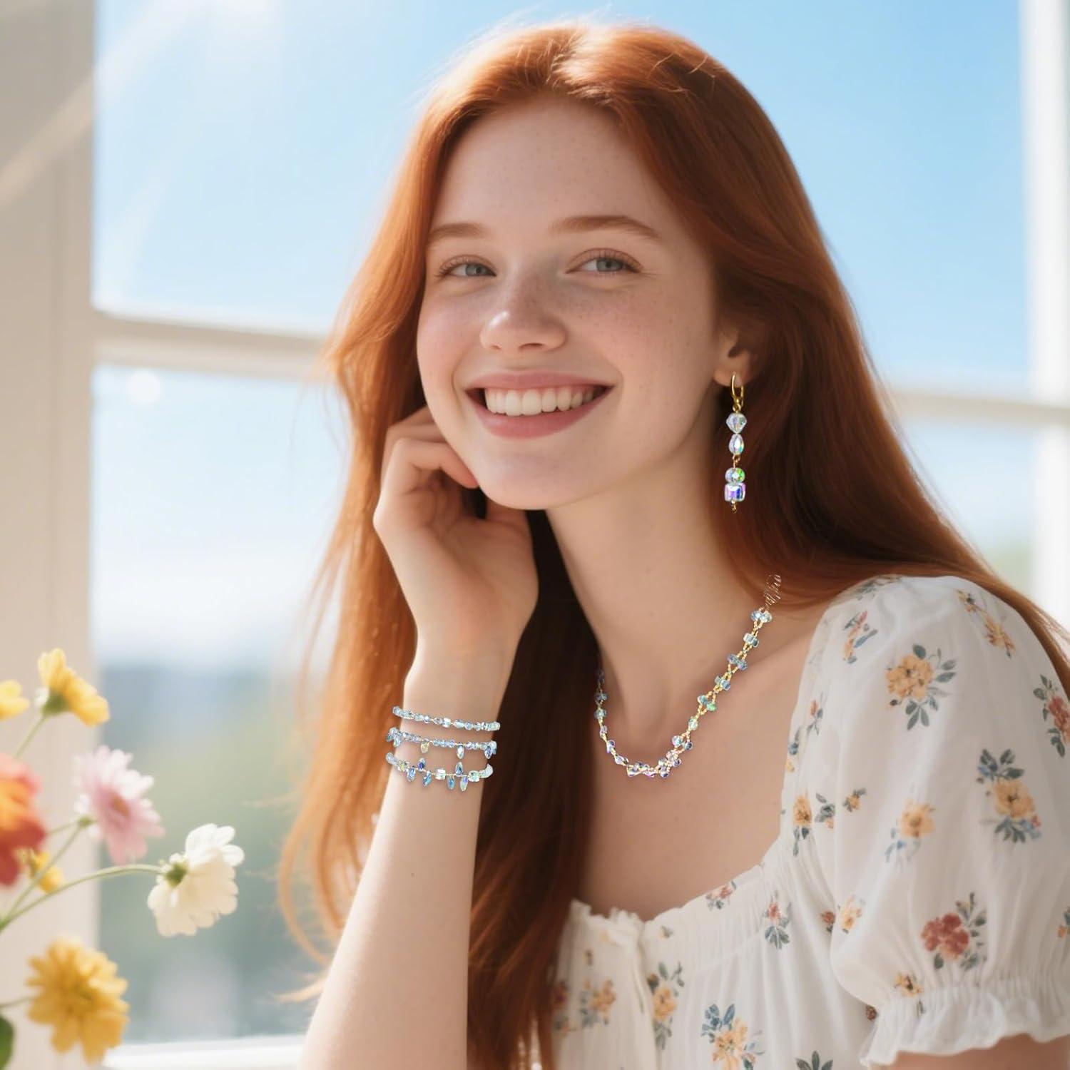 1500 Perlas de Cristal de Vidrio Laopottbeads - 12 Estilos para Joyería