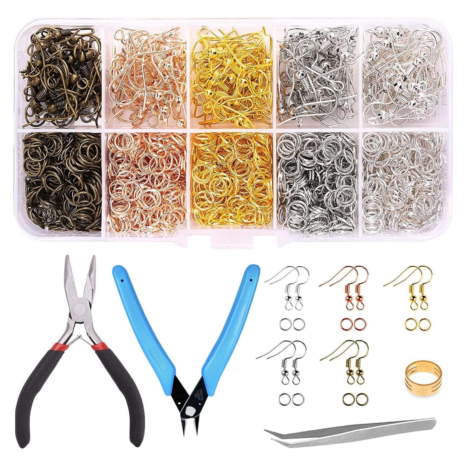 Kit de Ganchos para Pendientes Tazanma 1150 Piezas Hipoalergénico