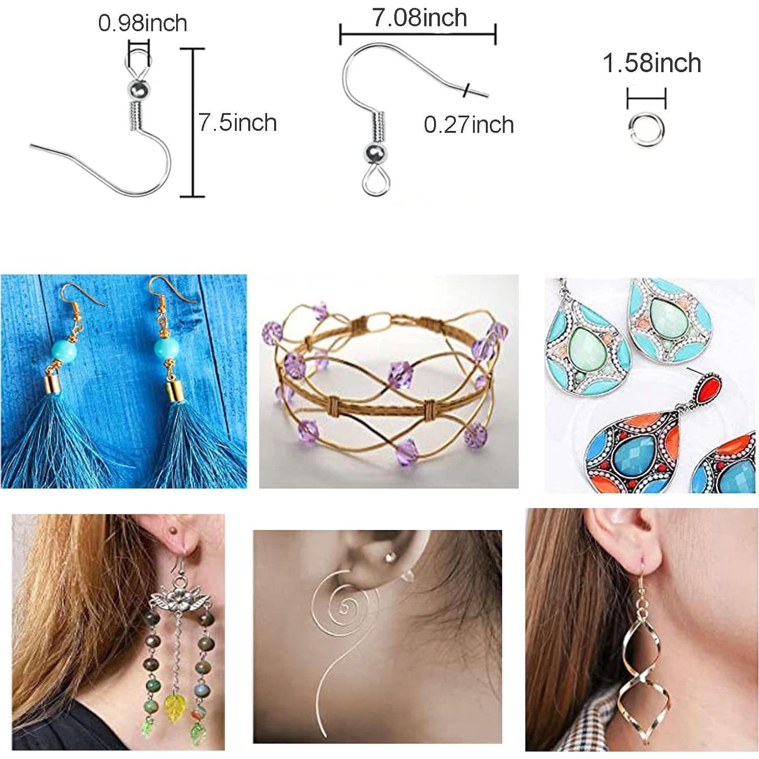 Kit de Ganchos para Pendientes Tazanma 1150 Piezas Hipoalergénico