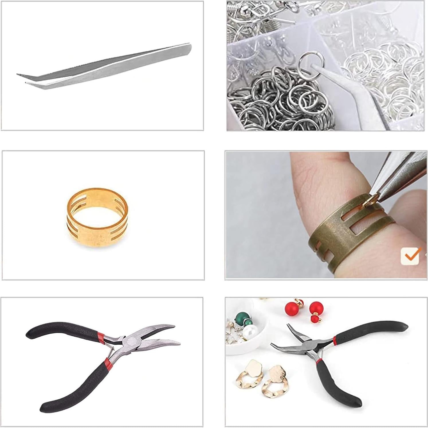 Kit de Ganchos para Pendientes Tazanma 1150 Piezas Hipoalergénico