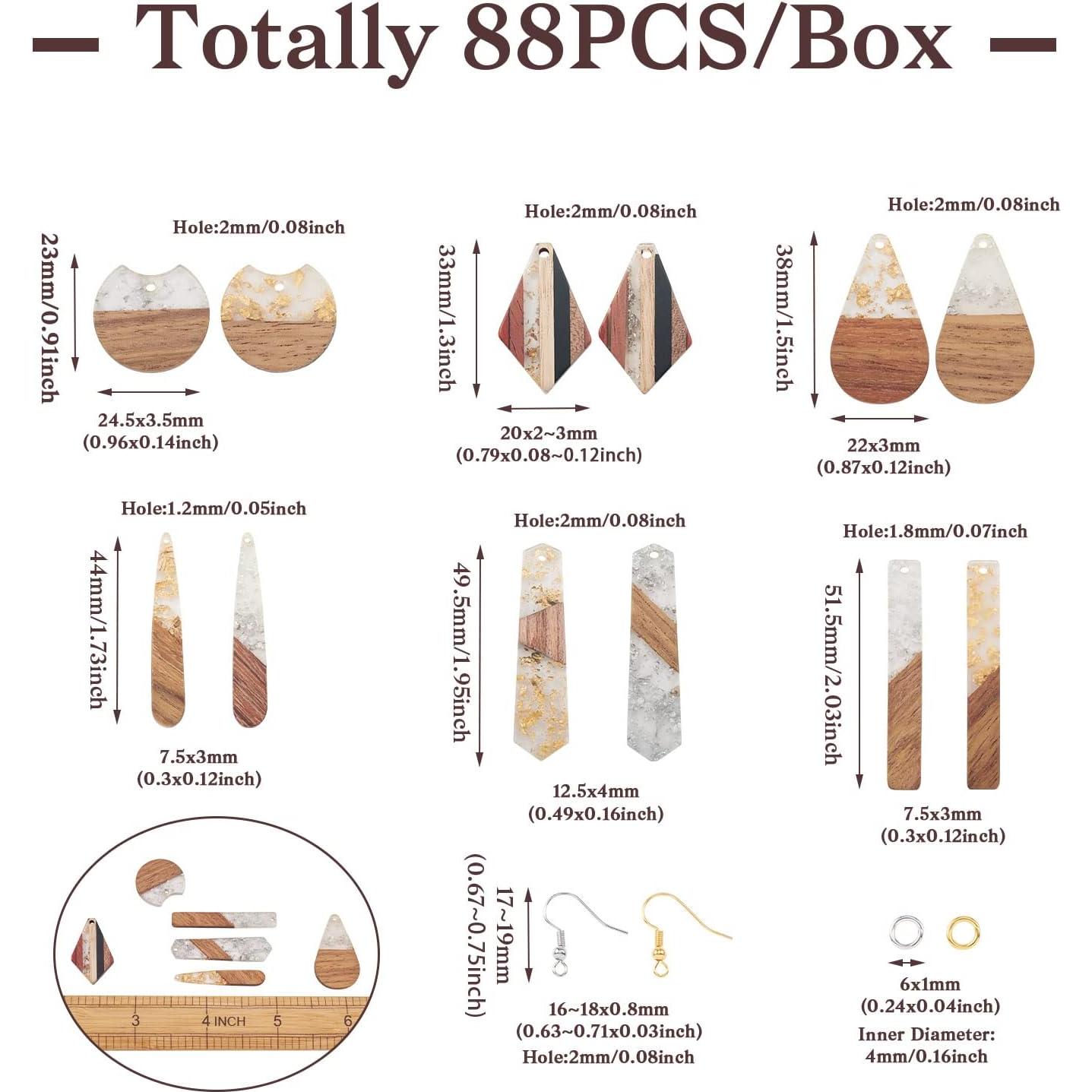 Kit de Fabricación de Pendientes Cheriswelry 88 Piezas