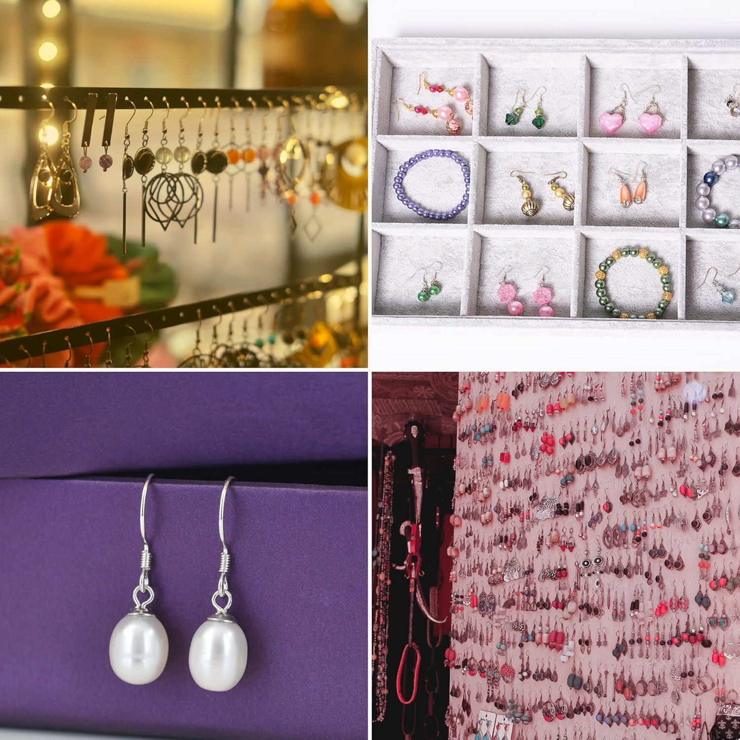 Kit de Ganchos de Aretes Hipoalergénicos XIANNVXI 900pcs Plata 925