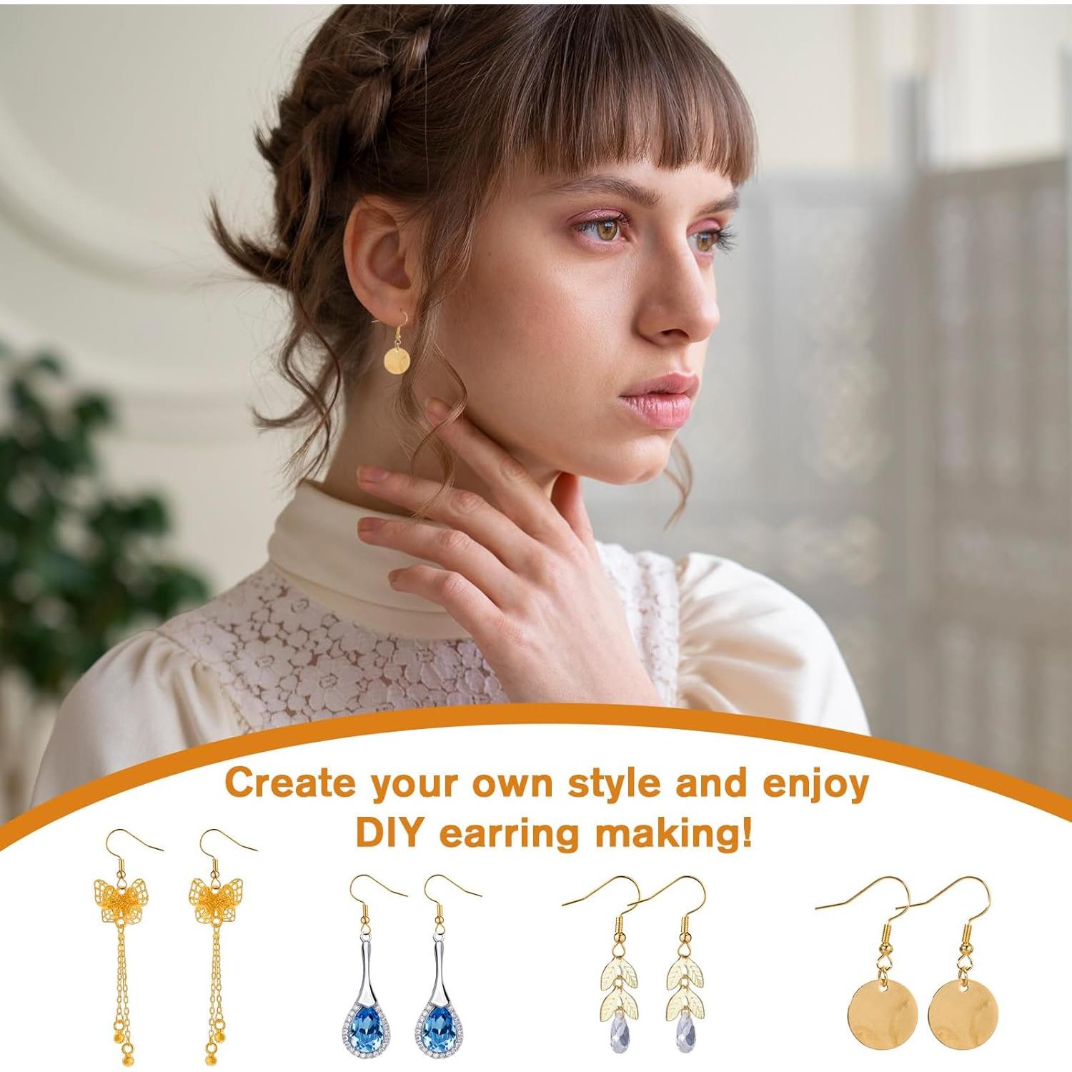 Kit de Suministros para Hacer Pendientes Qulkws 1000 Piezas