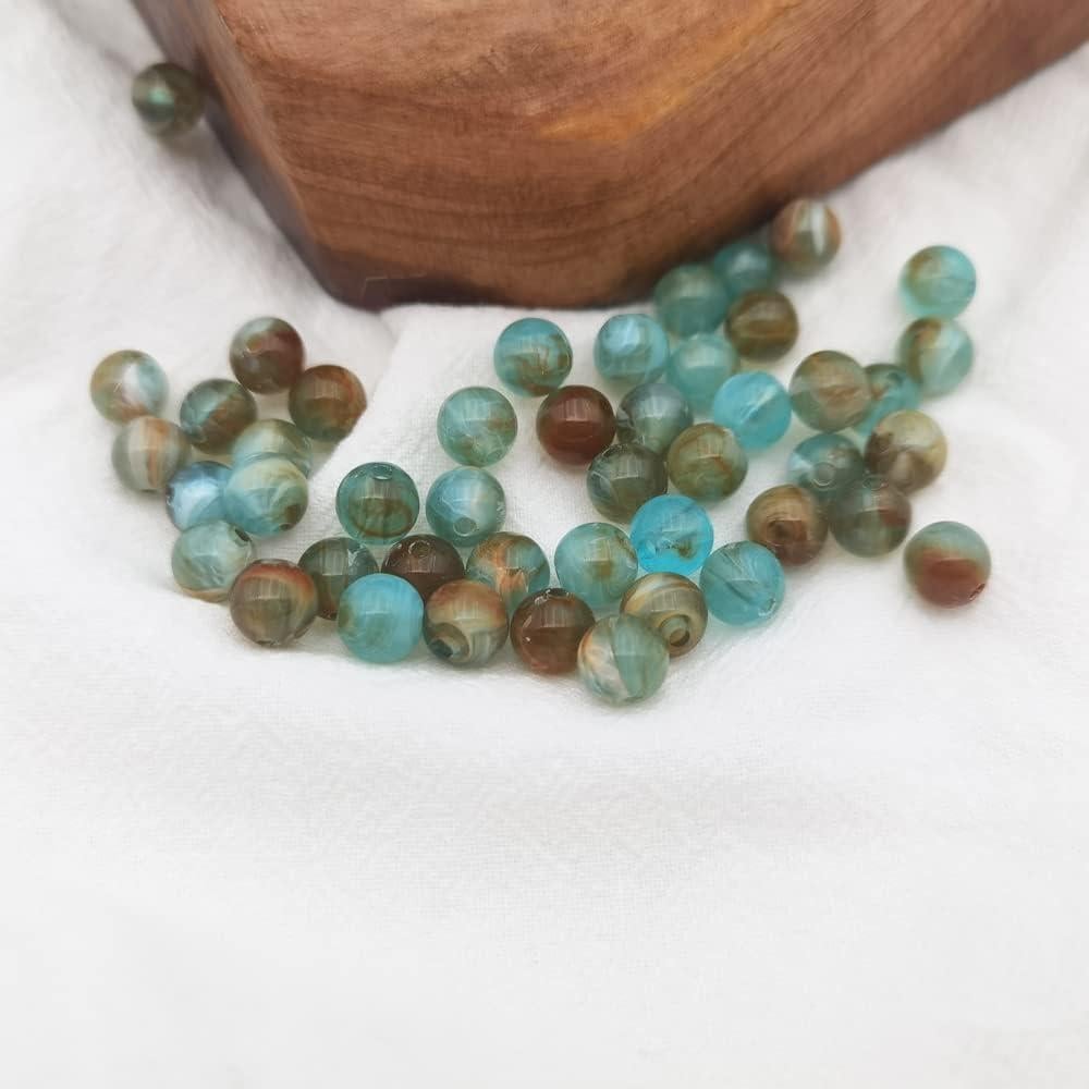 Perlas Acrílicas INSPIRELLE 8mm 300pcs Patrones Mármol Joyería