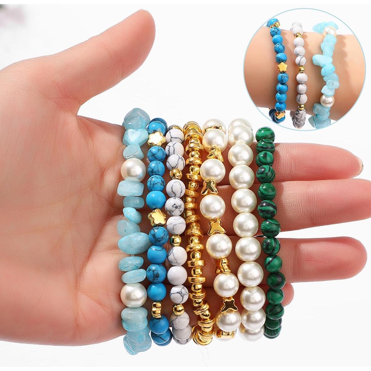 Kit de Fabricación de Joyas Sanendin 2000 Piezas 20 Colores