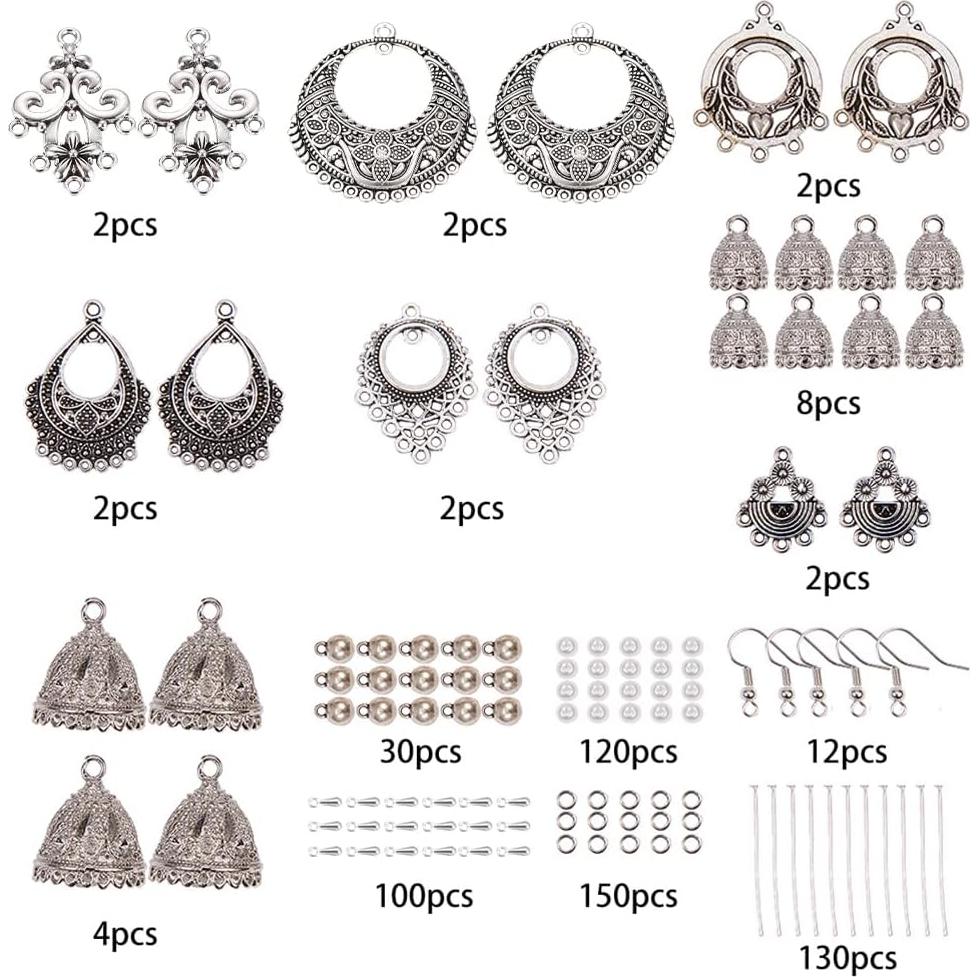 Kit de Joyería DIY SUNNYCLUE 6 Pares Pendientes Étnicos