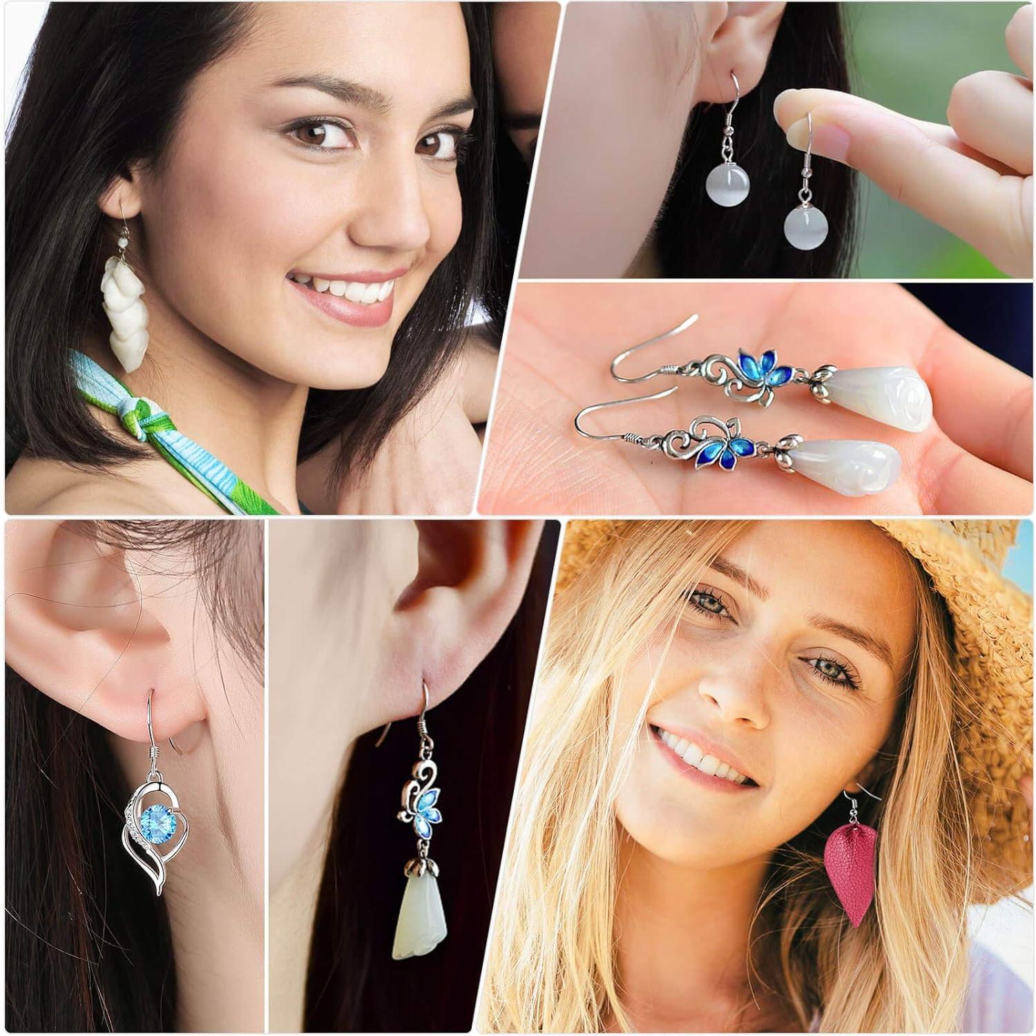 Kit de Ganchos para Pendientes Hipoalergénicos Anezus 720Pcs