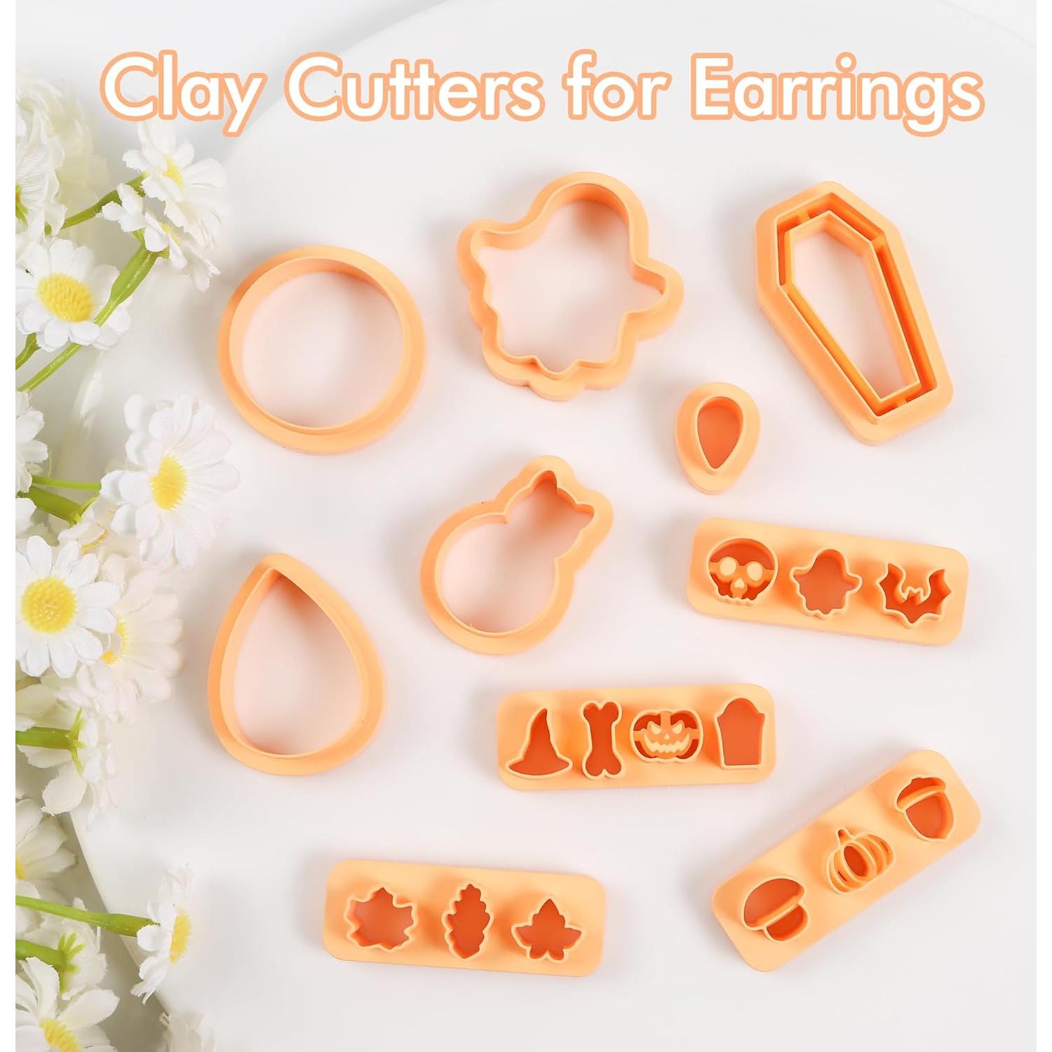 Cortadores de Arcilla Polimérica Puocaon Halloween Otoño - 10 Piezas