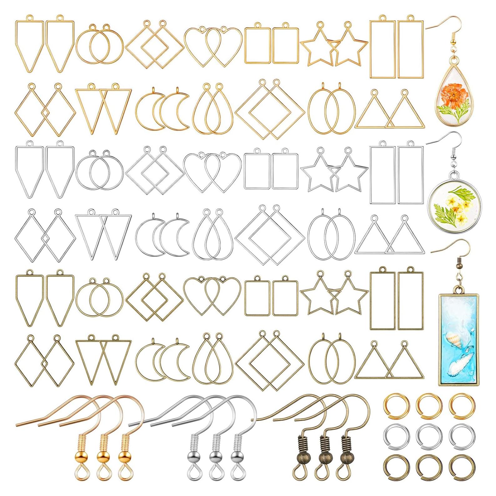 Kit de Joyería Yinkin 264 Piezas Bezels y Accesorios DIY