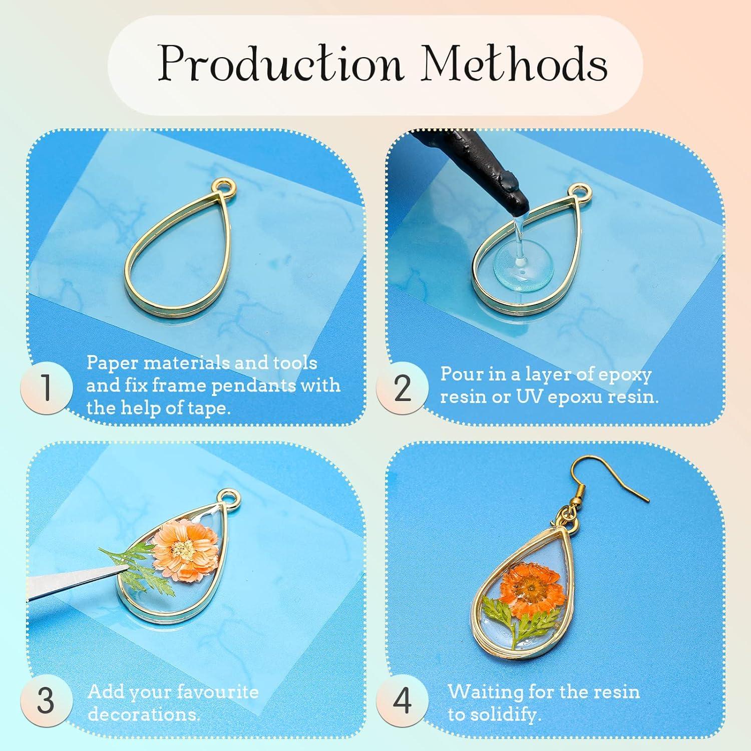 Kit de Joyería Yinkin 264 Piezas Bezels y Accesorios DIY