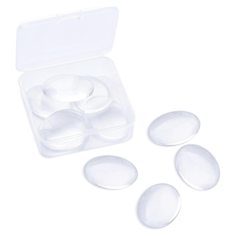 20 Cabochones de Vidrio Ovalados Beadthoven 40x30mm DIY Joyería