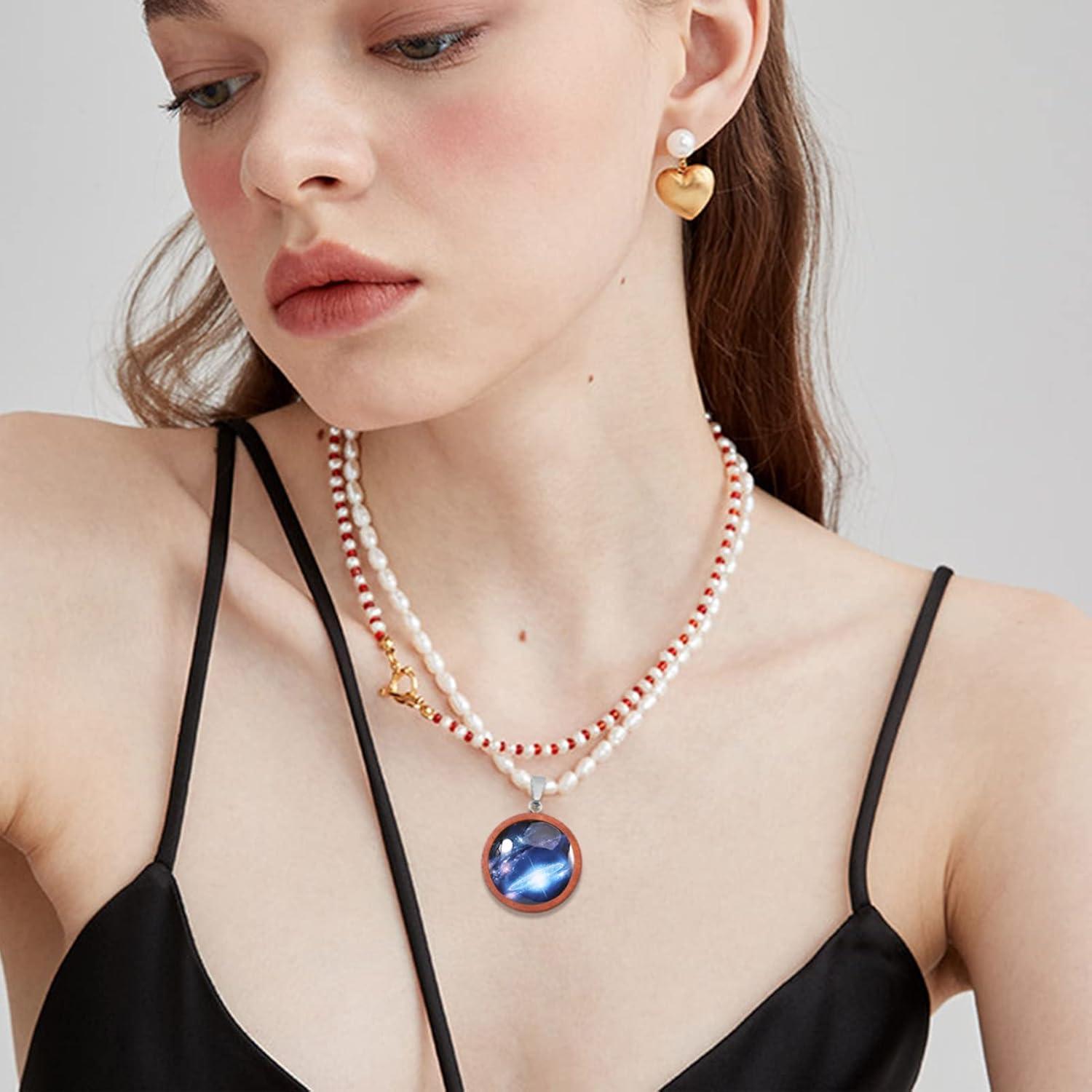 25 Bandejas de Colgante de Madera Ximalun 25mm 5 Colores