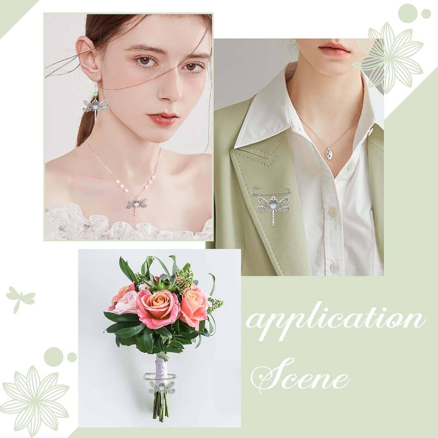 Kit de Joyería PH PandaHall 125 Piezas: Colgantes Libélula y Cabochones