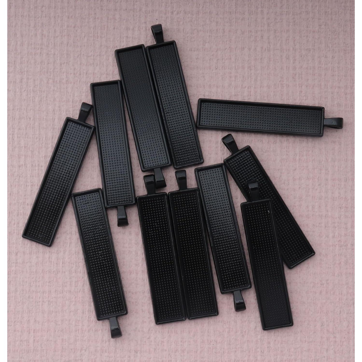 Kit de 12 Bandejas de Colgante SOWAKA con Cabochones de Vidrio