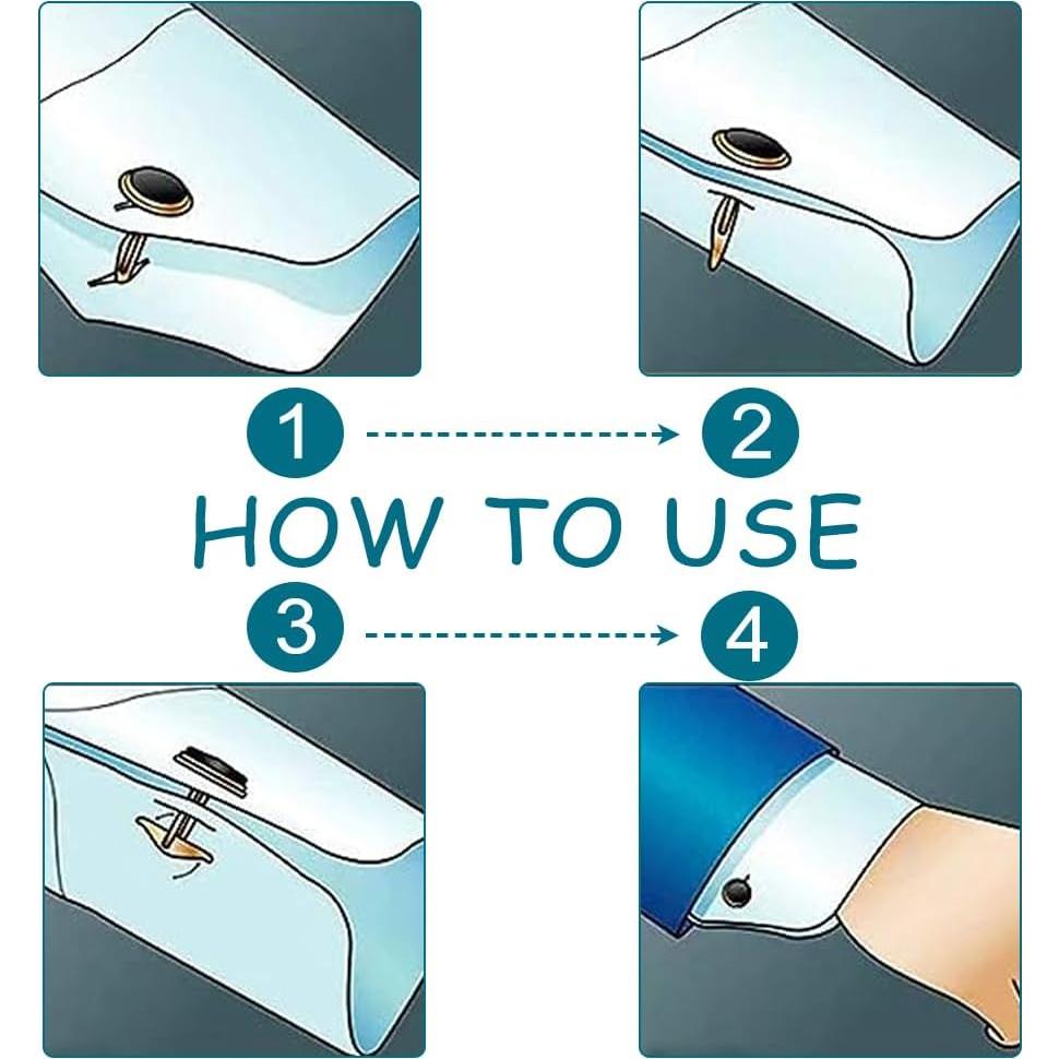 Kit de Gemelos Redondos UNICRAFTALE 12 Sets Acero Inoxidable