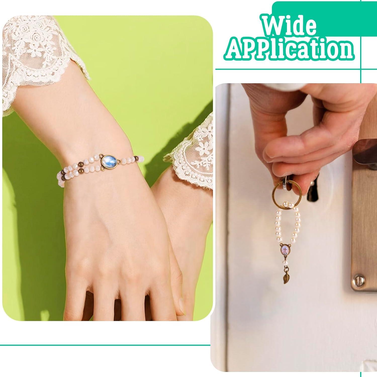 Conectores Ovalados de Cabochón Craftdady 100 Piezas 15x12mm