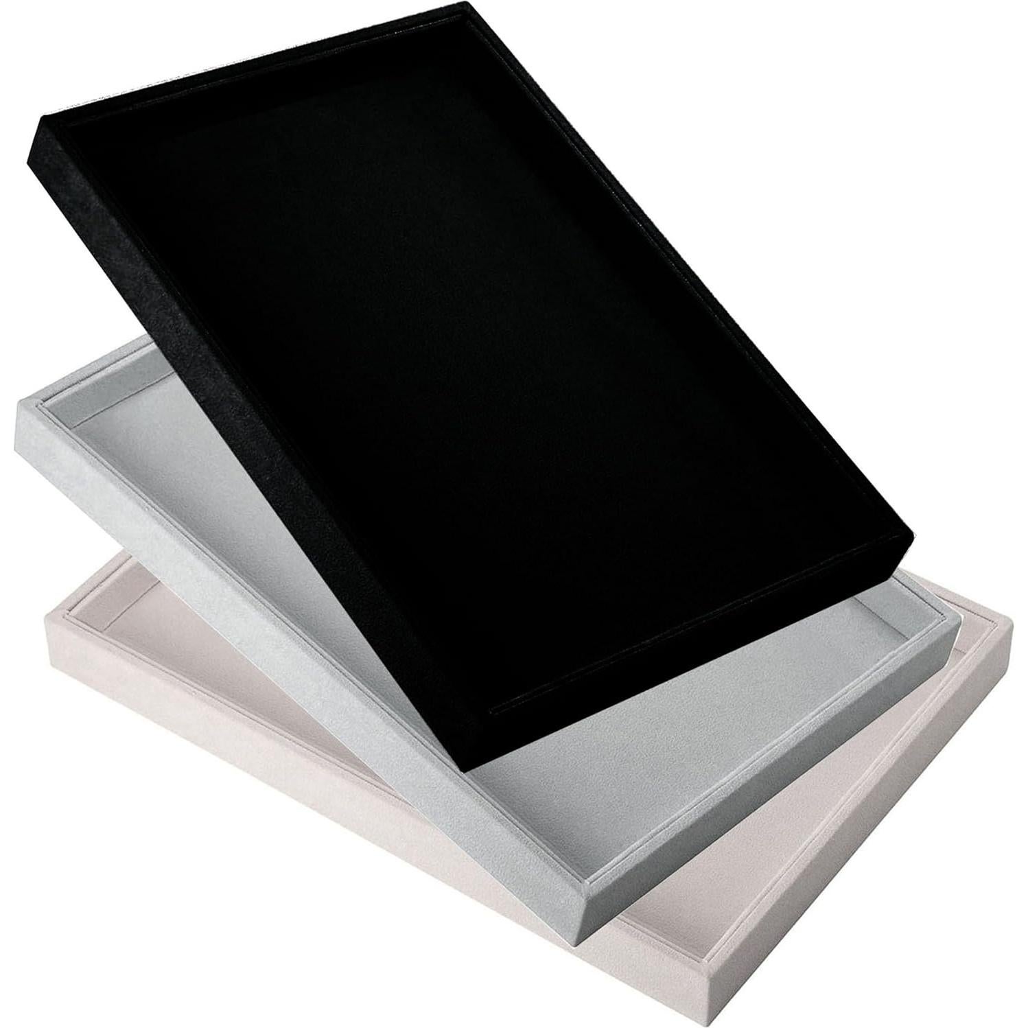 Bandeja de Joyería Mornajina 23x14.5 cm Terciopelo Beige