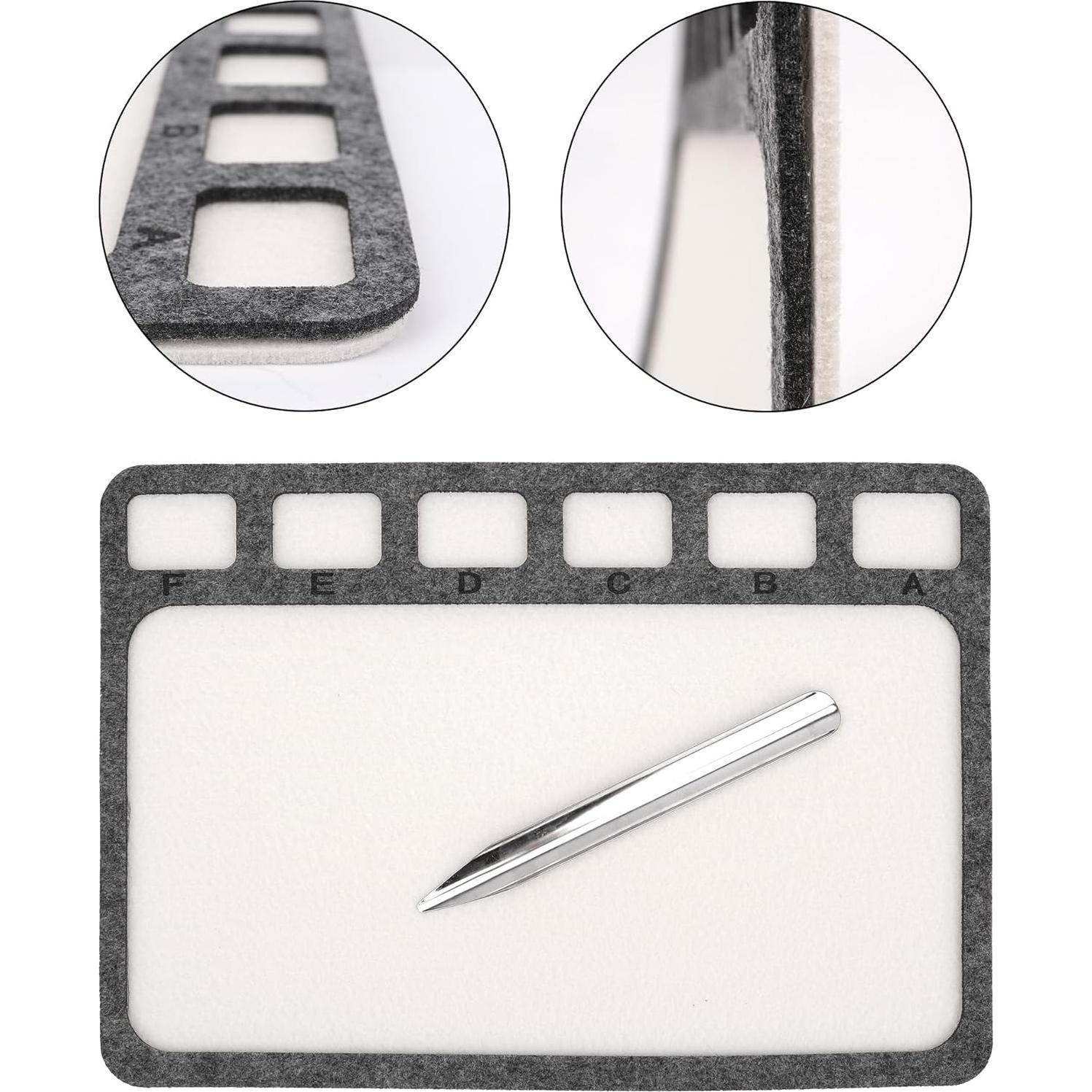 Set de Alfombrillas para Joyas TUNQISM con Cucharón de Acero