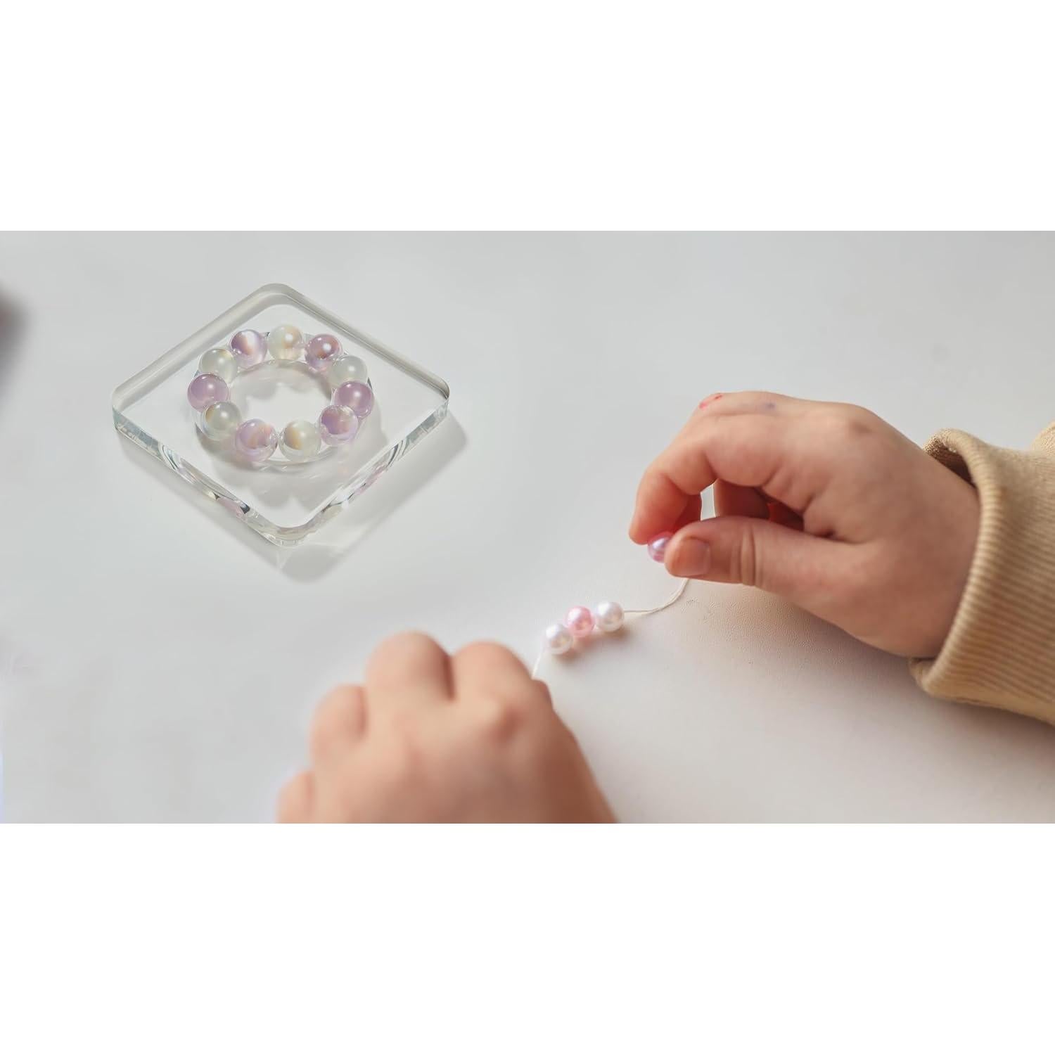 Tablero de cuentas acrílico XLP 10x10 cm para pulseras