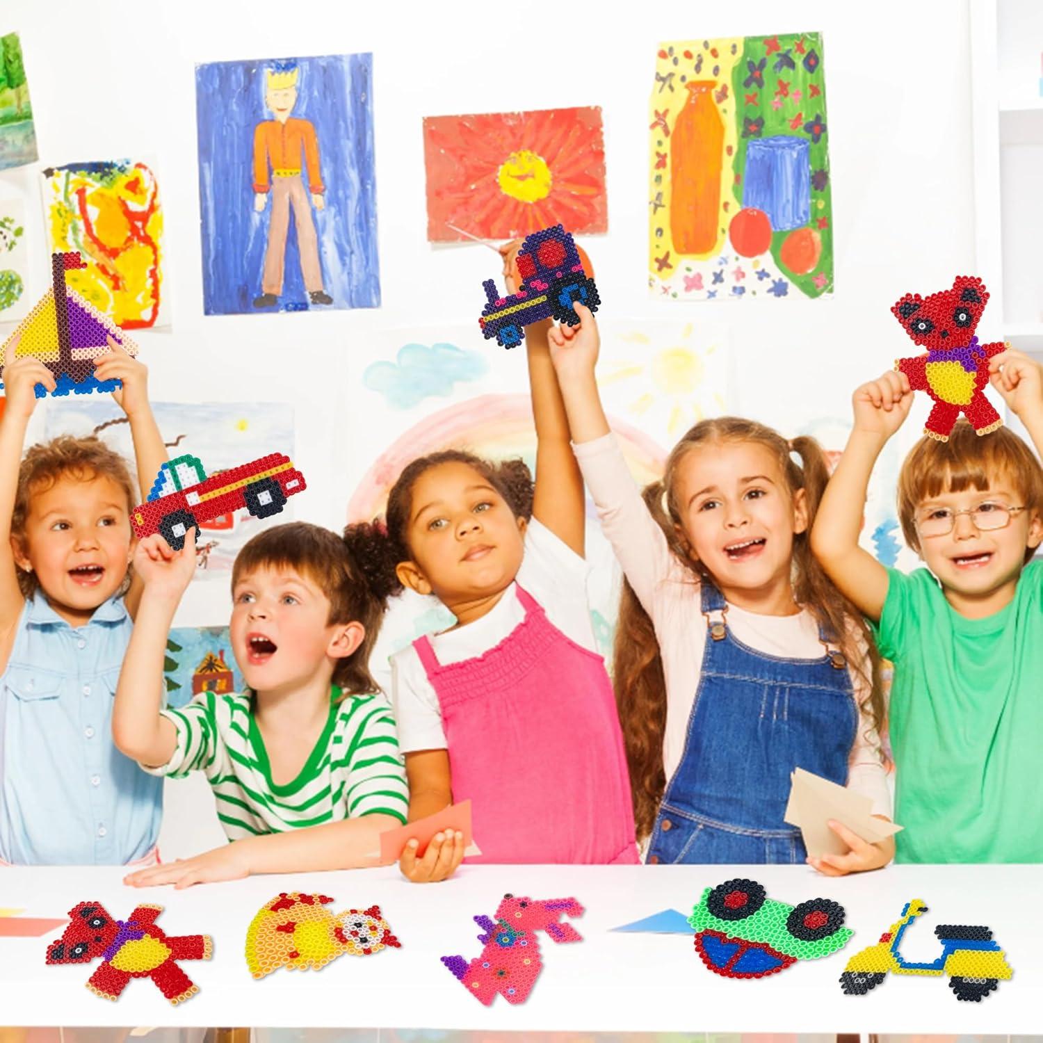 12 Tableros de Perlas de Fusión Krastmon para Manualidades DIY