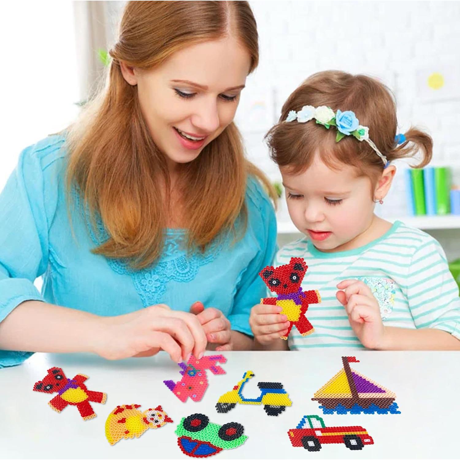 12 Tableros de Perlas de Fusión Krastmon para Manualidades DIY