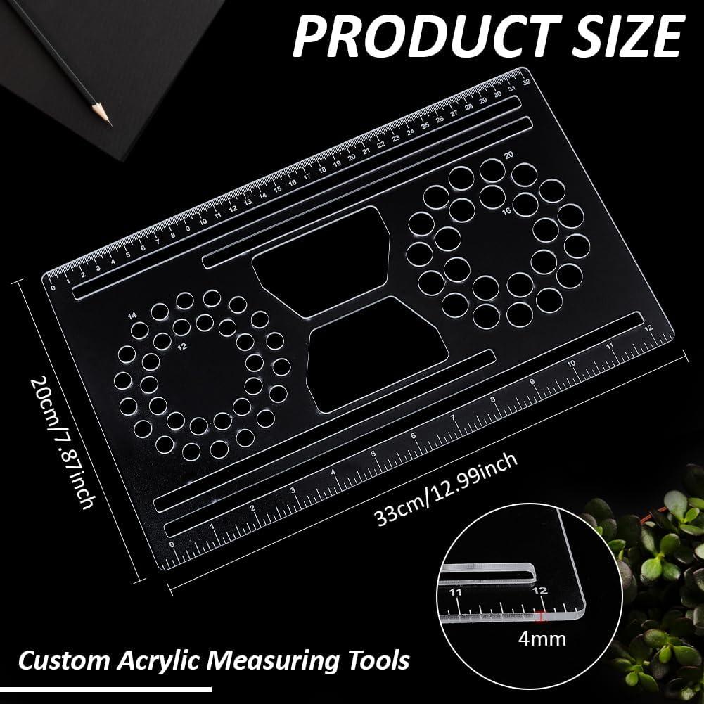 Tablero Organizador de Perlas Acrílico BENECREAT 33x20cm