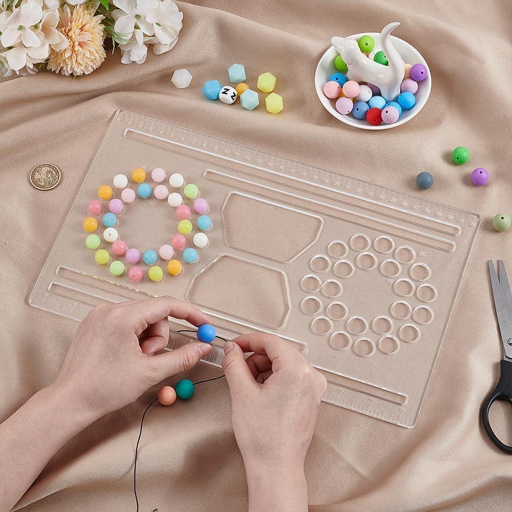 Tablero Organizador de Perlas Acrílico BENECREAT 33x20cm