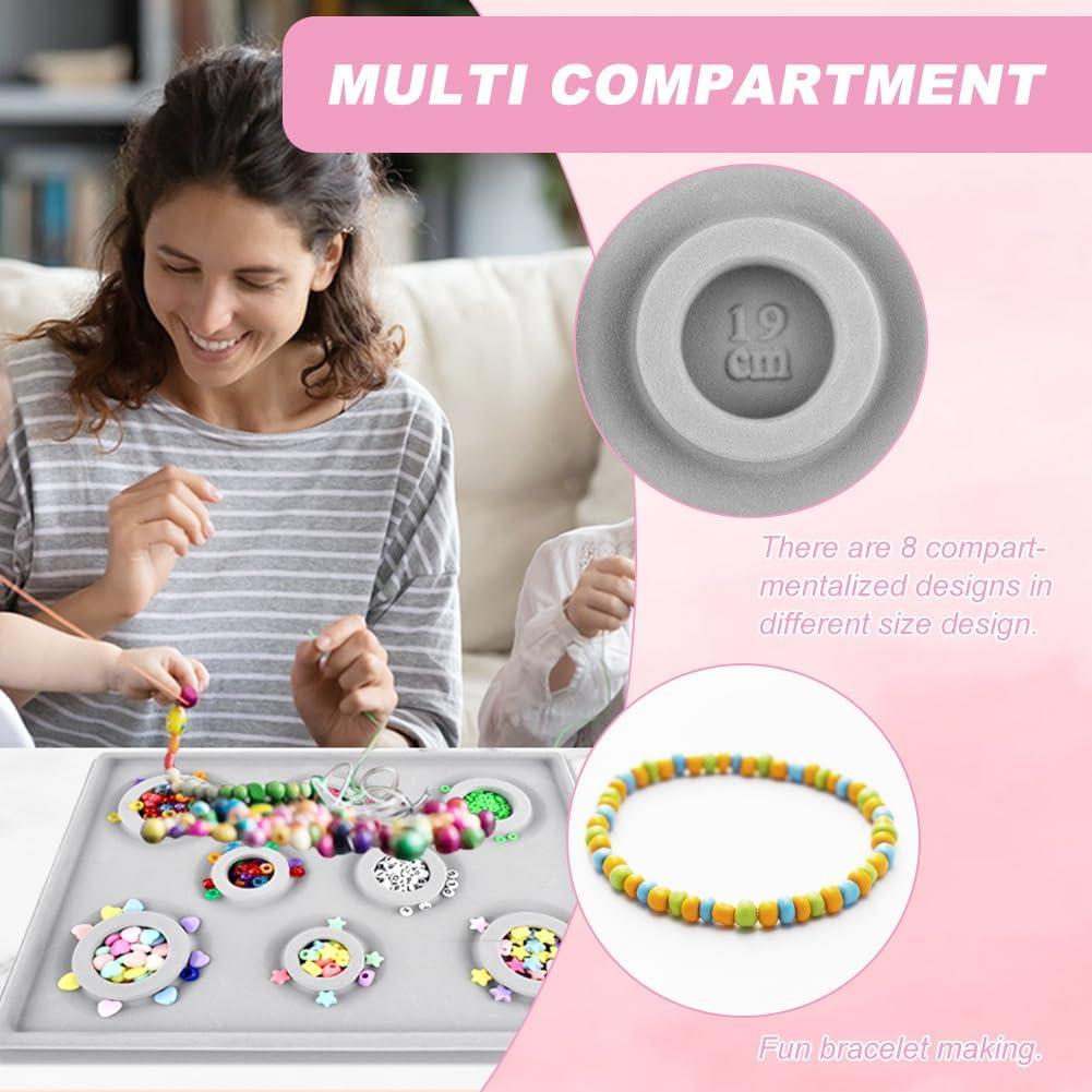 Tablero de cuentas para pulseras NOWHYX con hilos y aguja