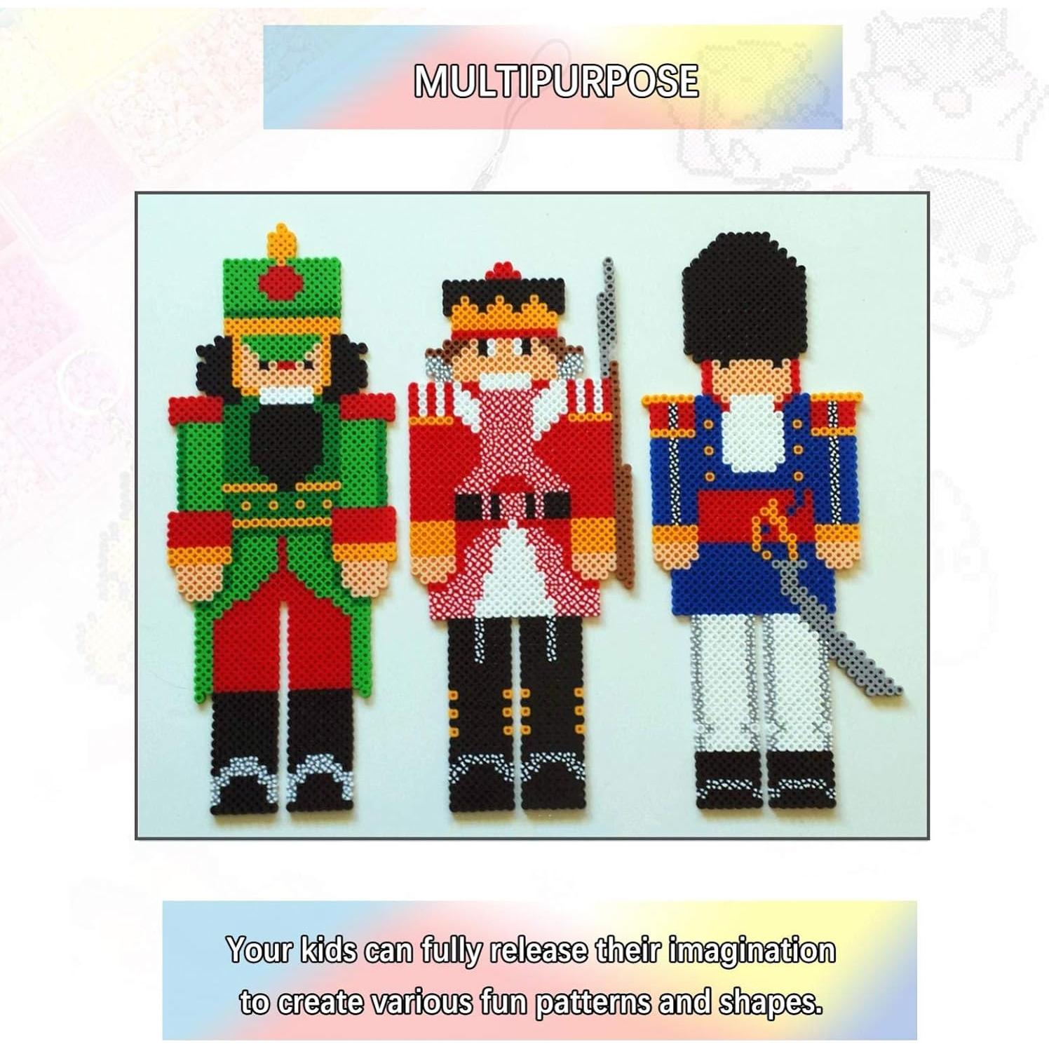 Tableros de Cuentas Perler 15cm Transparentes - Set de 3 Piezas